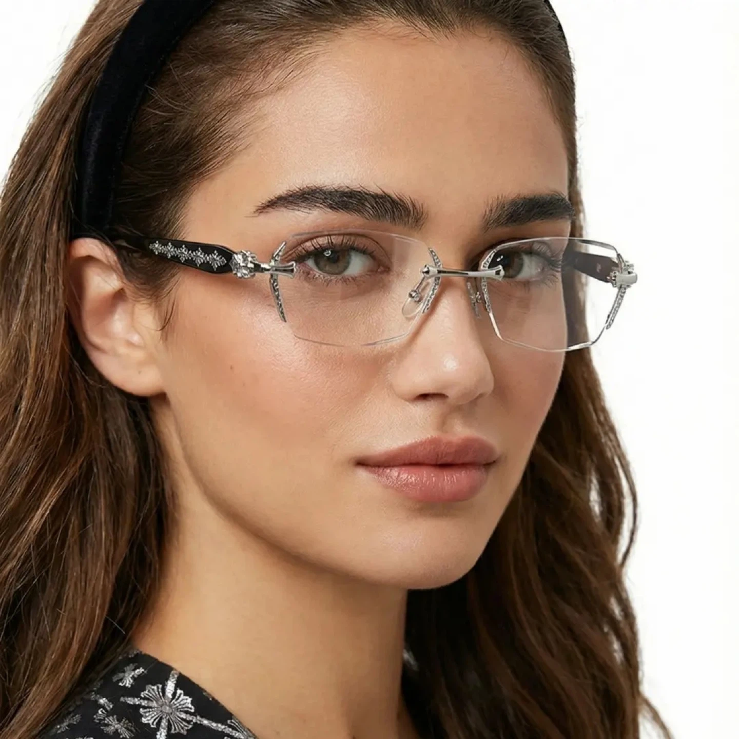 Fashionable Rimless Eyeglasses
