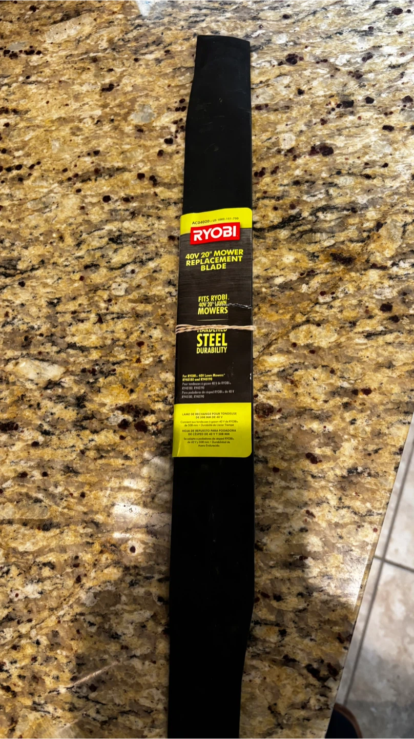 Ryobi 40V 20" Mower Replacement Blade