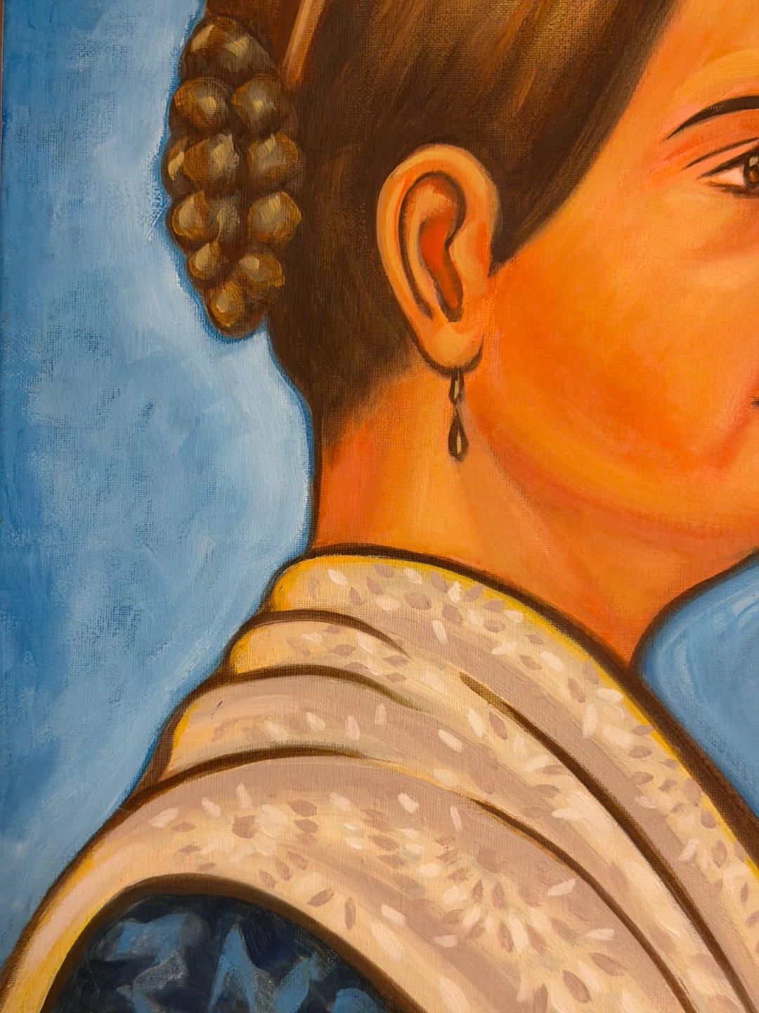 Oil Painting Portrait of a Woman by Carlos Bueno - photo 4