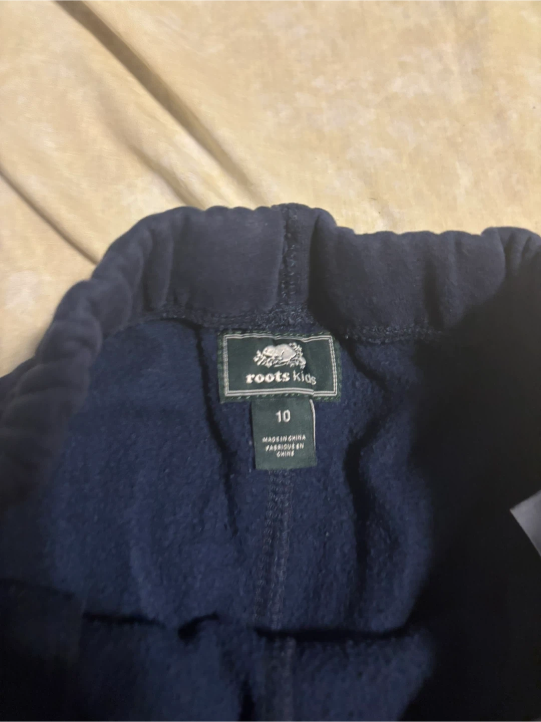 Roots Kids Navy Jogger Pants - Size 10 - photo 2