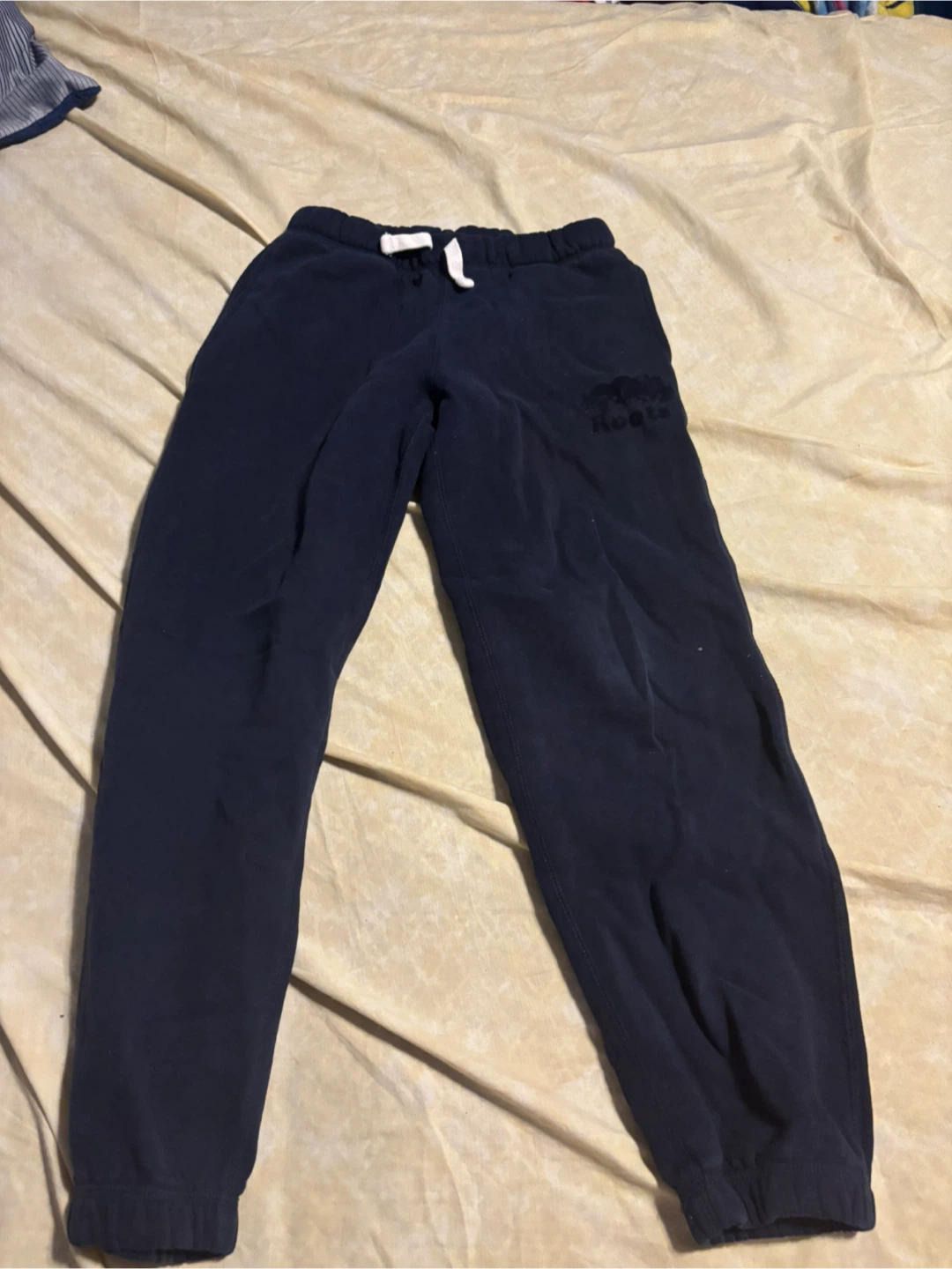 Roots Kids Navy Jogger Pants - Size 10