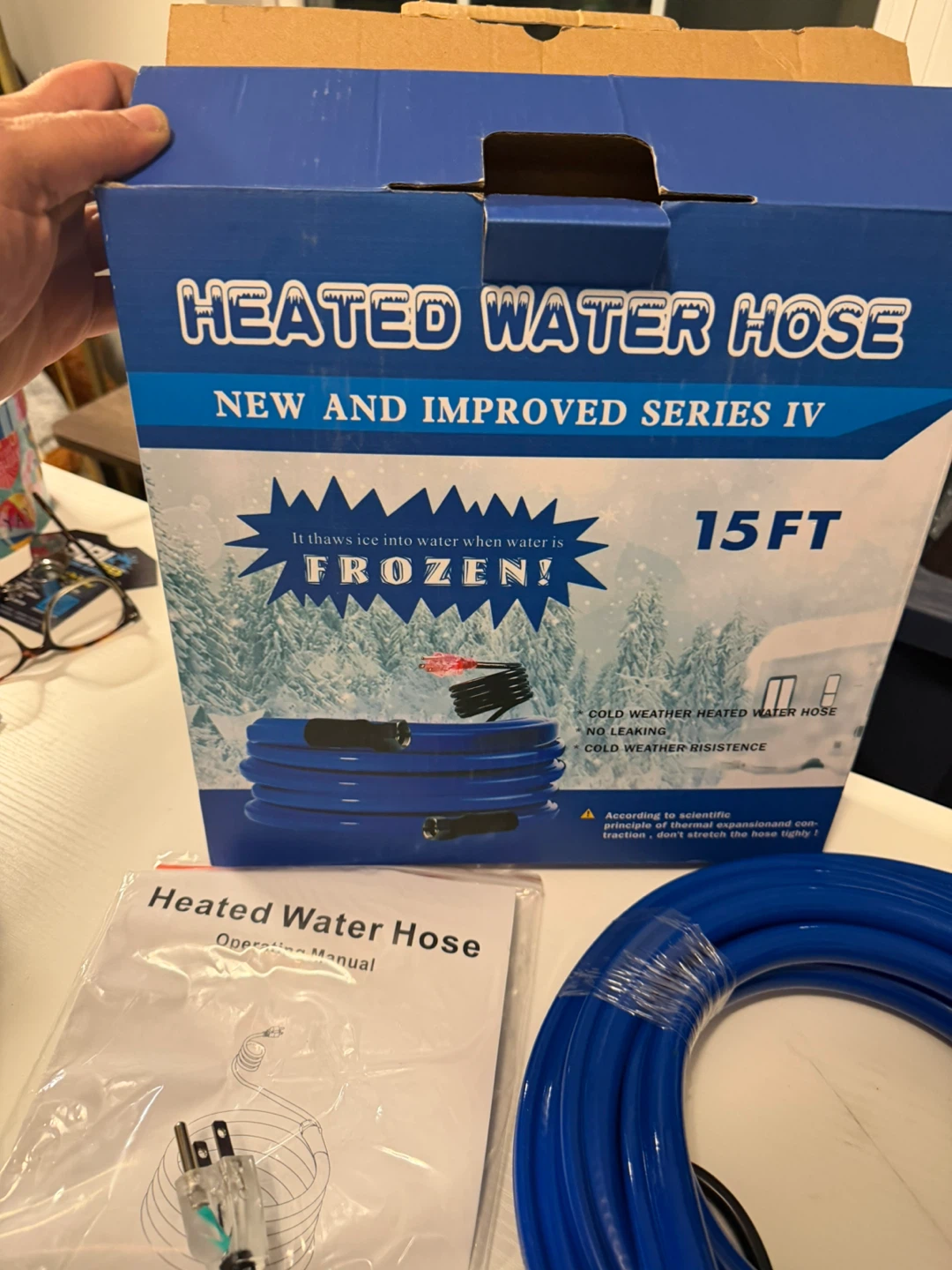 15 FT Cold Weather Heated Water Hose - photo 4
