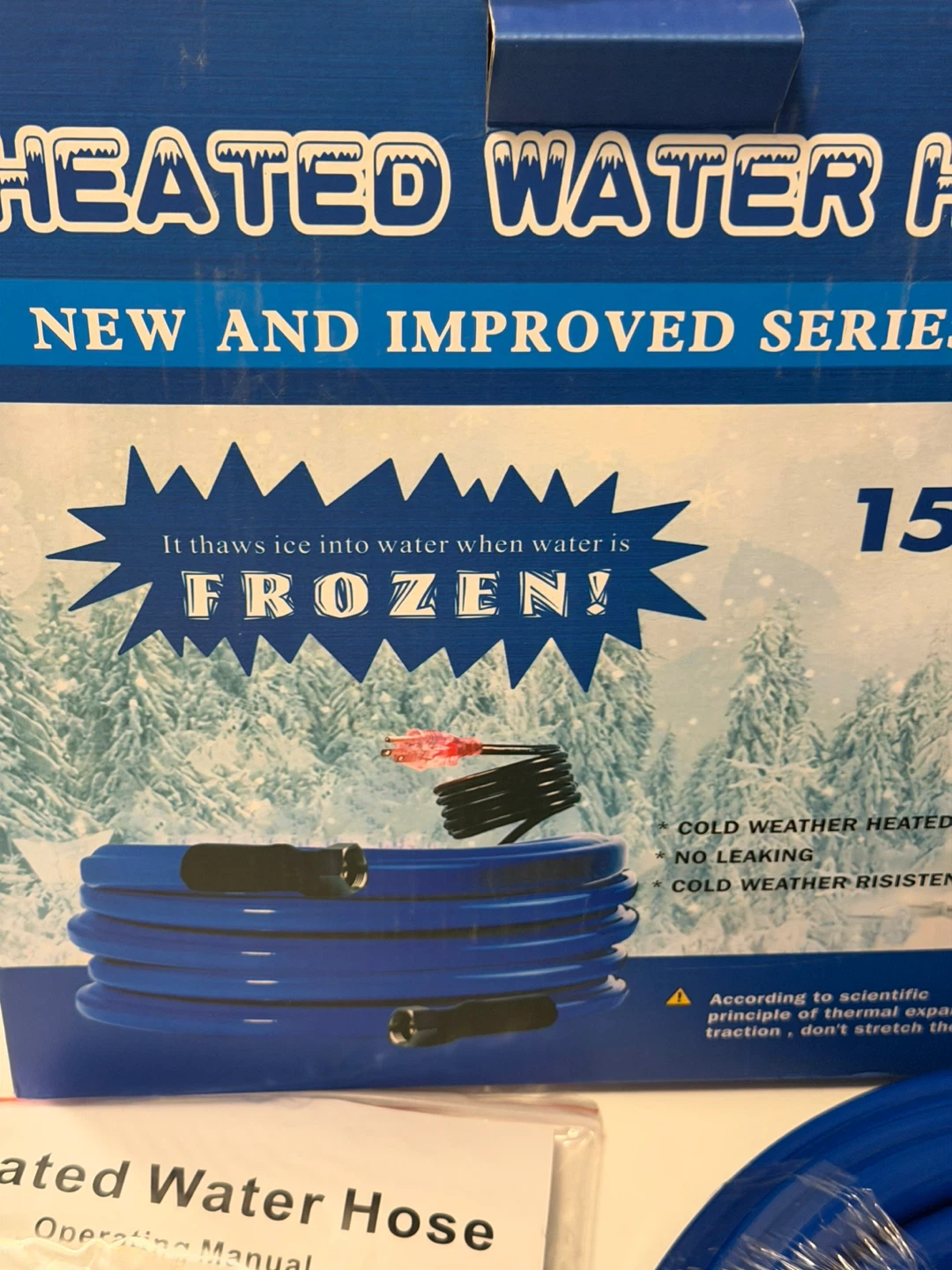 15 FT Cold Weather Heated Water Hose - photo 3