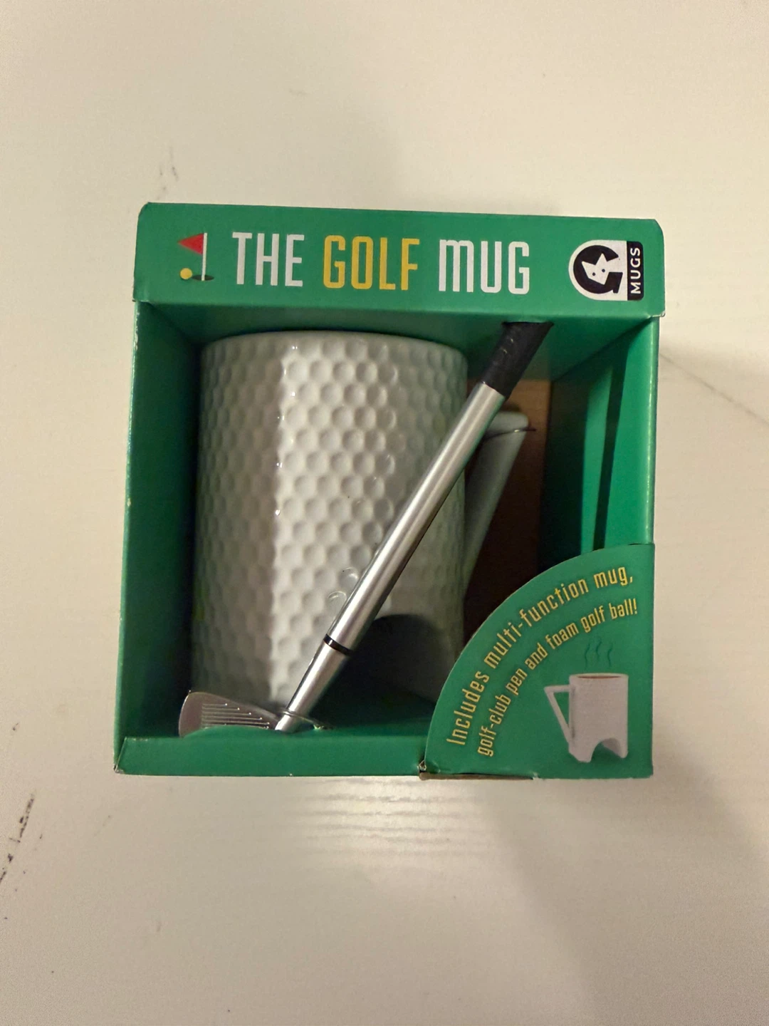 The Golf Mug with Golf Club Pen