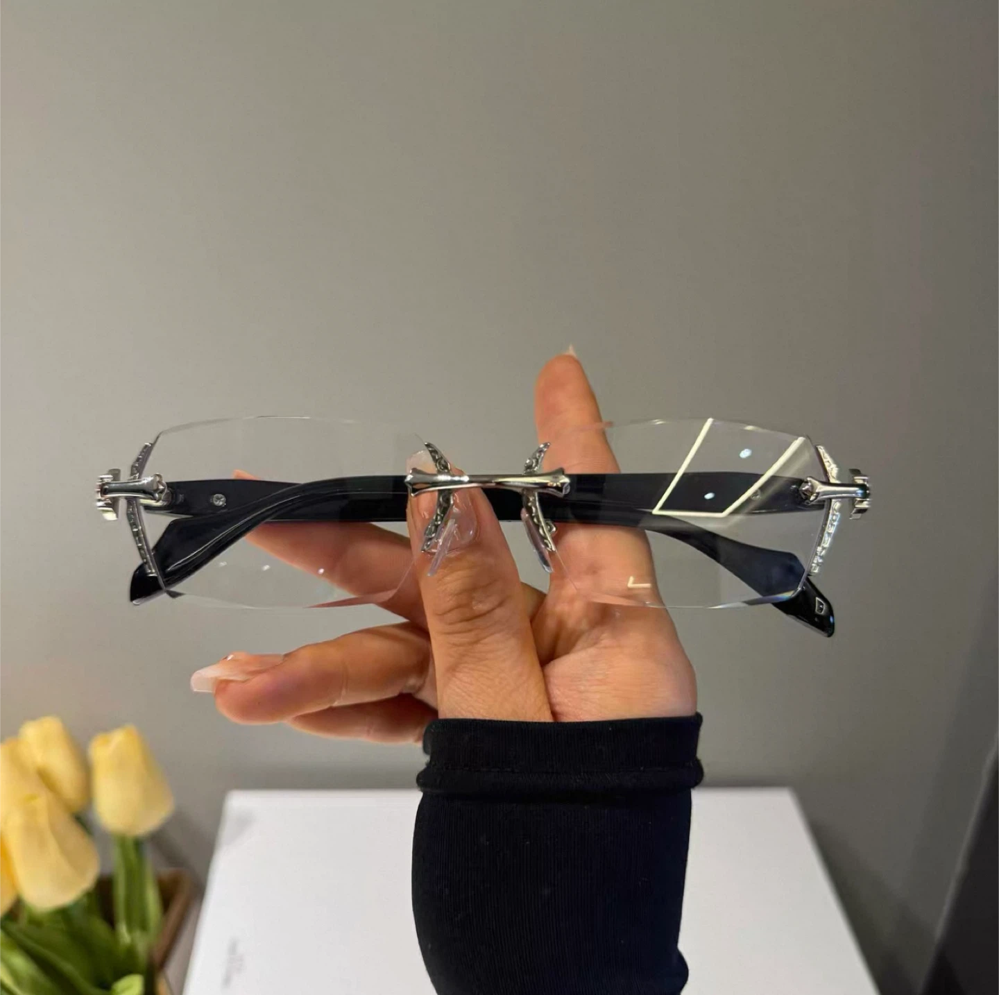 Fashionable Rimless Eyeglasses - photo 2