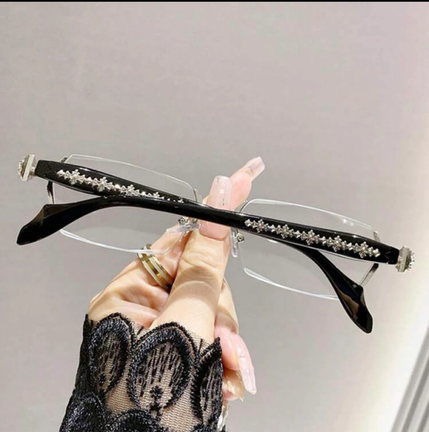 Rimless Fashion Glasses - photo 3