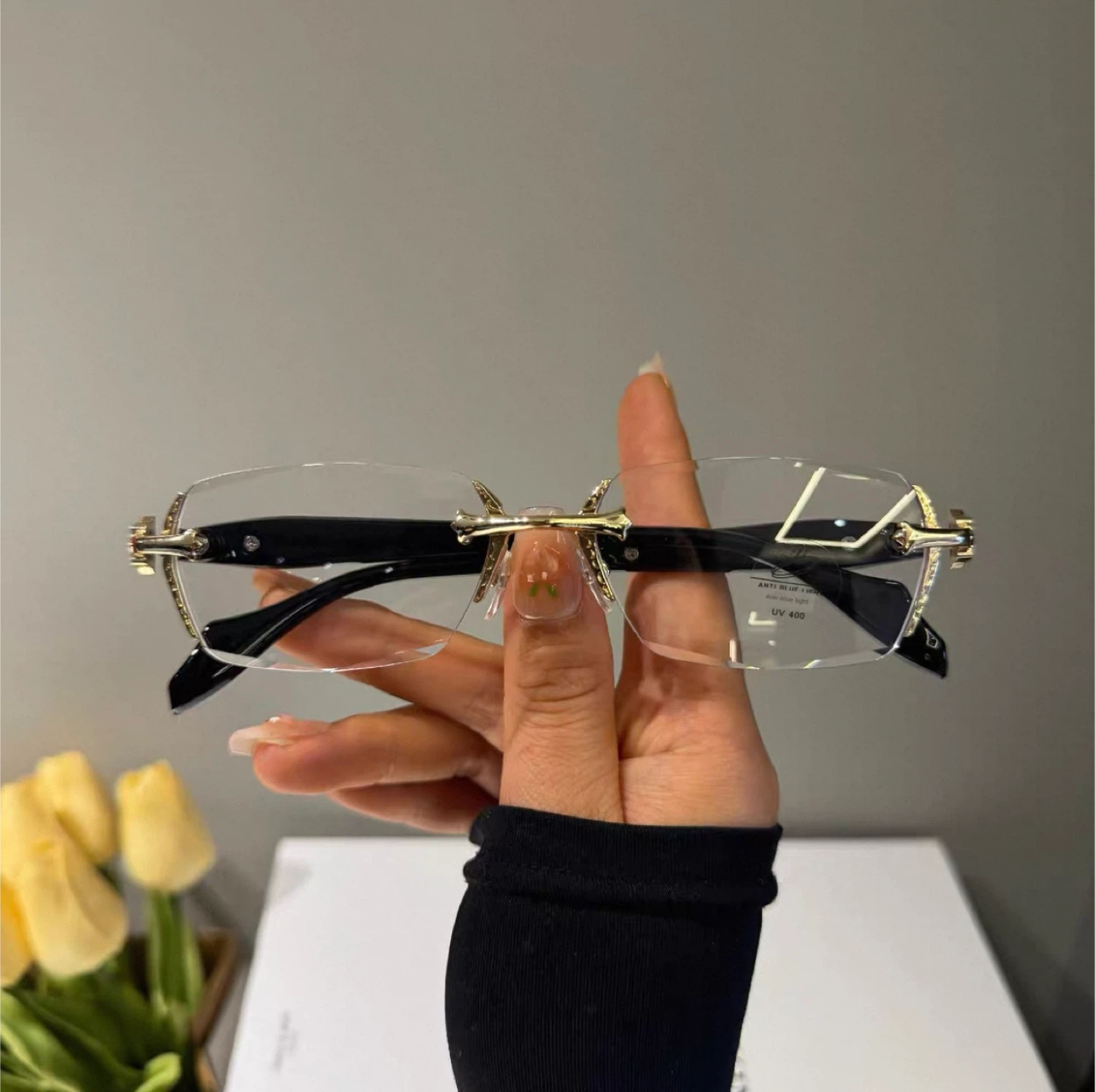 Rimless Fashion Glasses - photo 2
