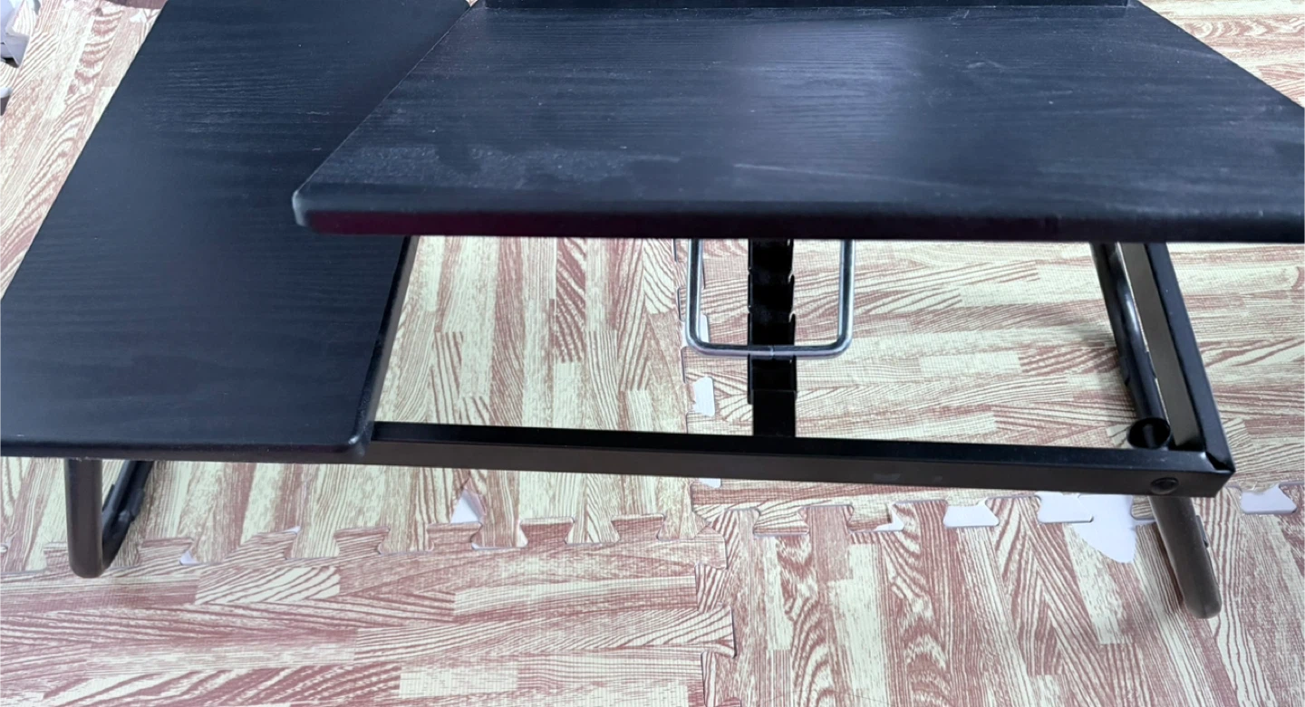 Black Foldable Laptop Bed Tray Table - photo 4