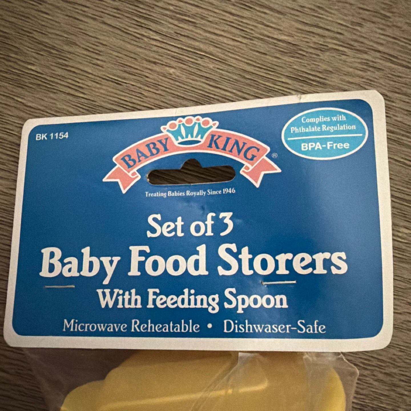 Baby King Set of 3 Baby Food Storers with Feeding Spoon - photo 2