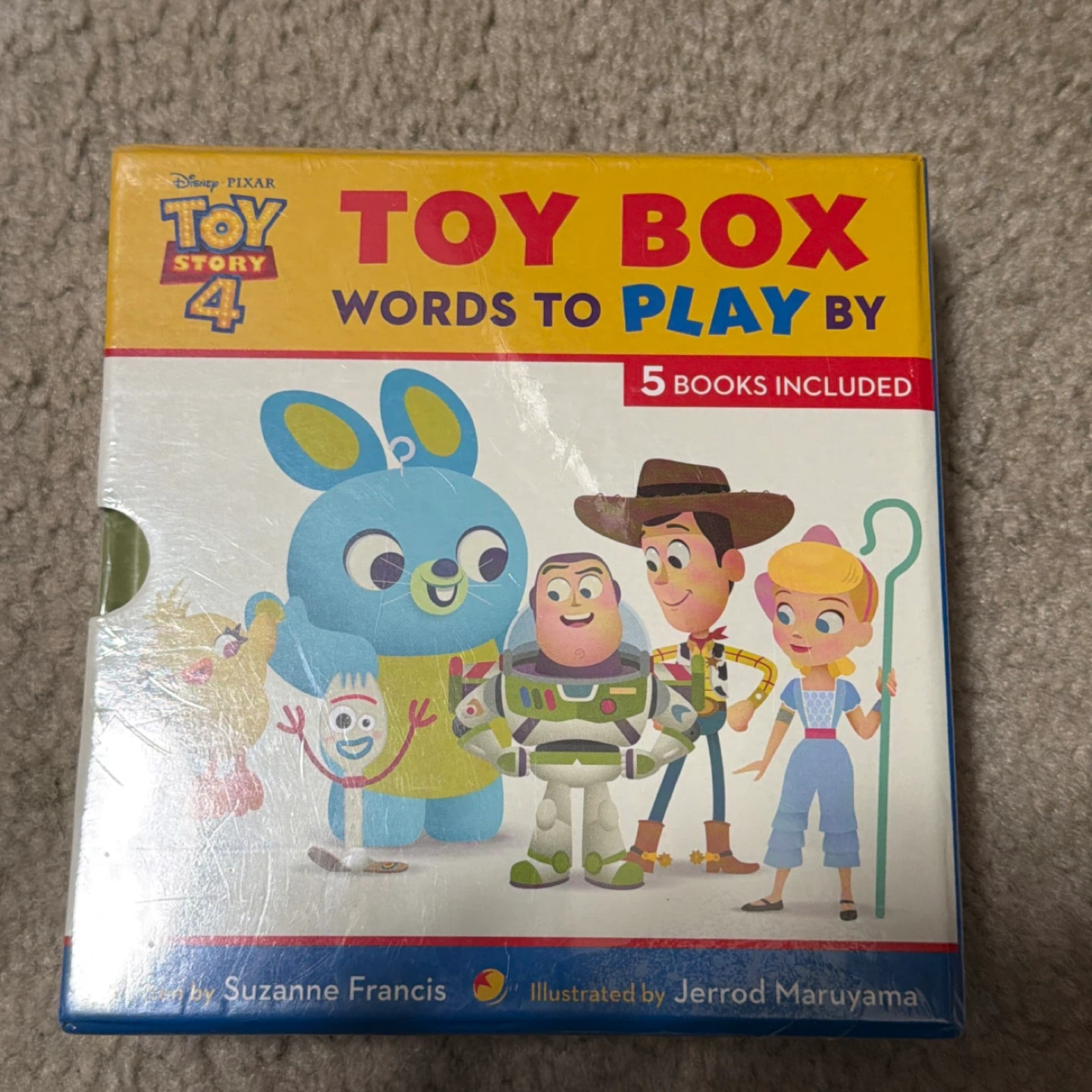 Disney Pixar Toy Story 4 Toy Box Words to Play By 5 Books