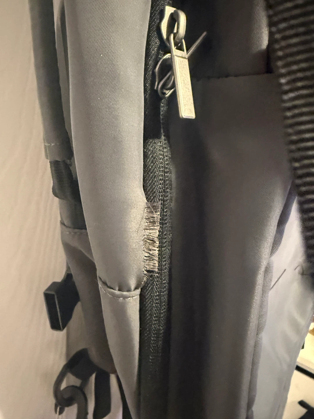 Gray Backpack with Padded Straps - photo 2