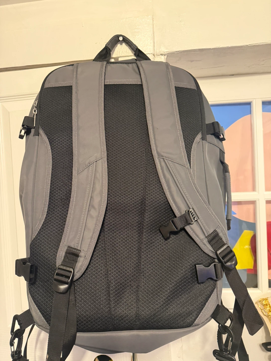 Gray Backpack with Padded Straps - photo 5