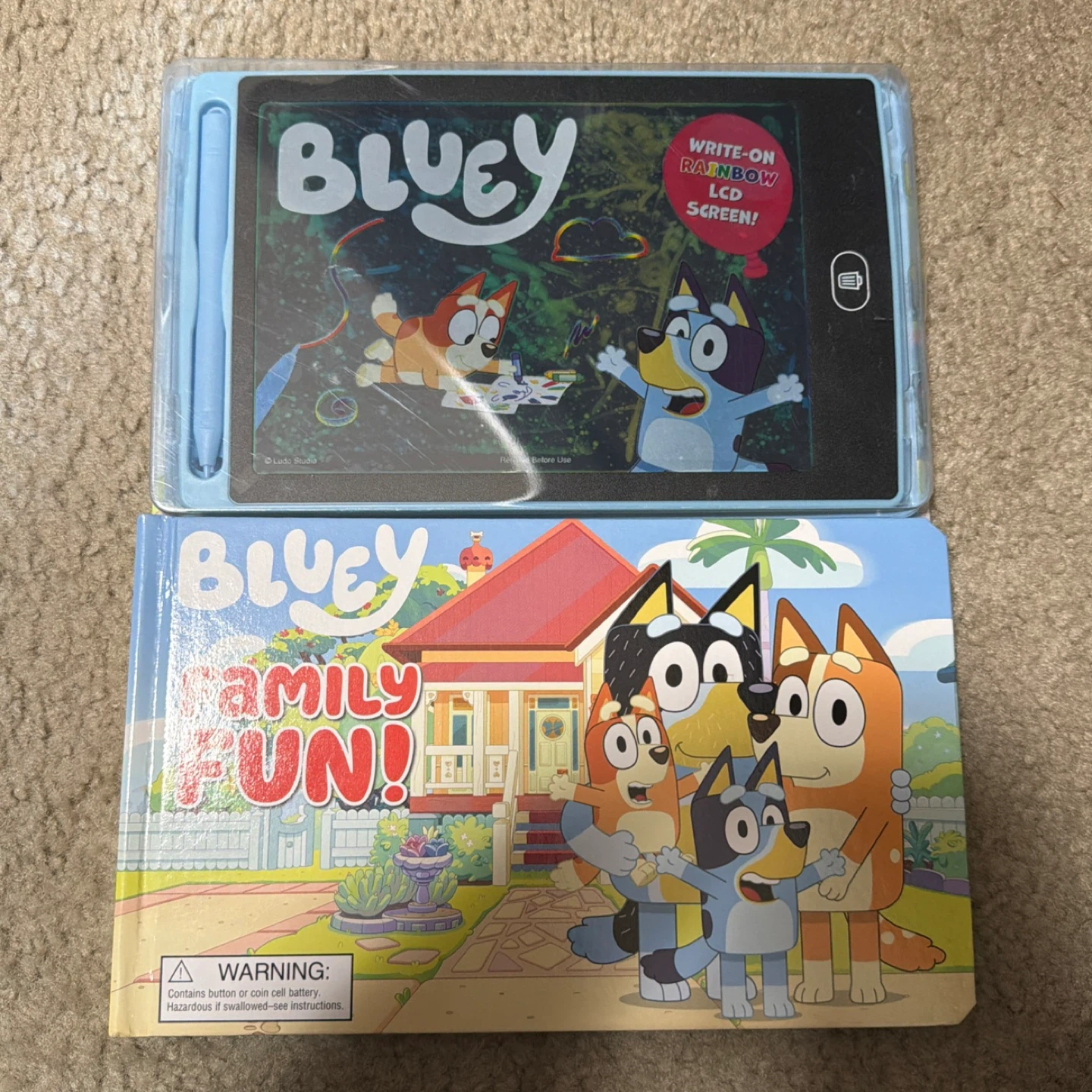 Bluey Family Fun! Write-On LCD Screen Toy