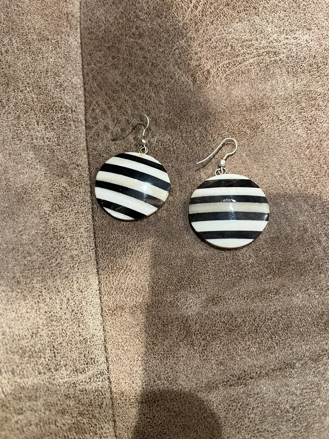 Round Striped Earrings🥕