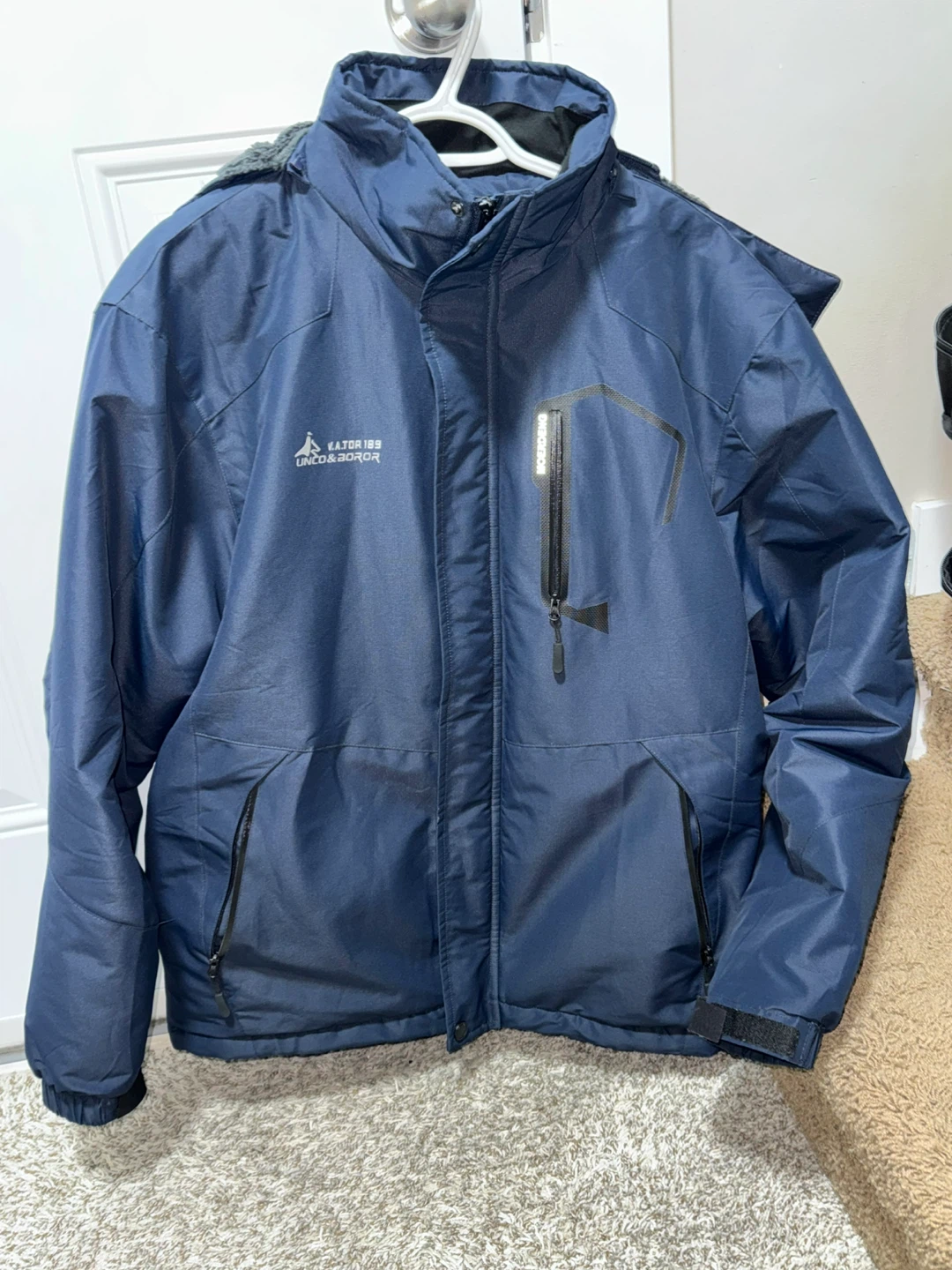 MOERDENG Blue Winter Jacket - Size M