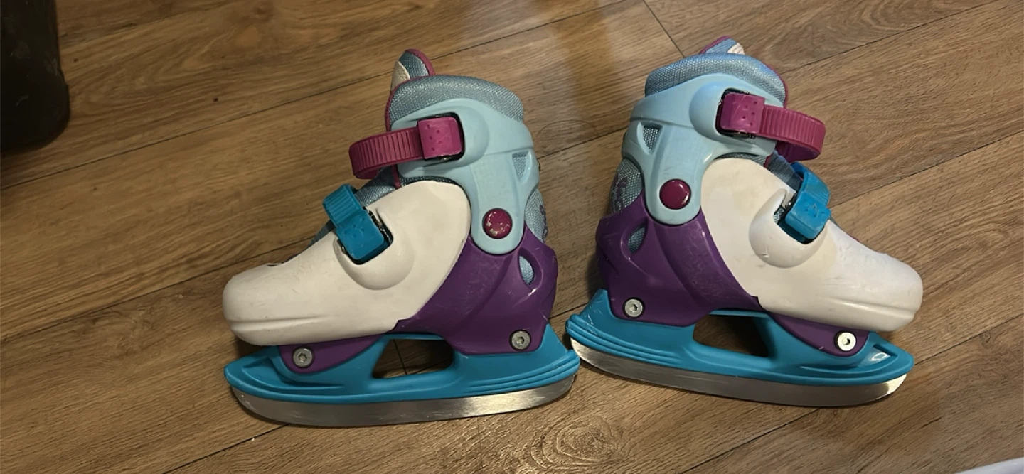 Girls Figure Ice Skates - White, US 8Y - photo 2