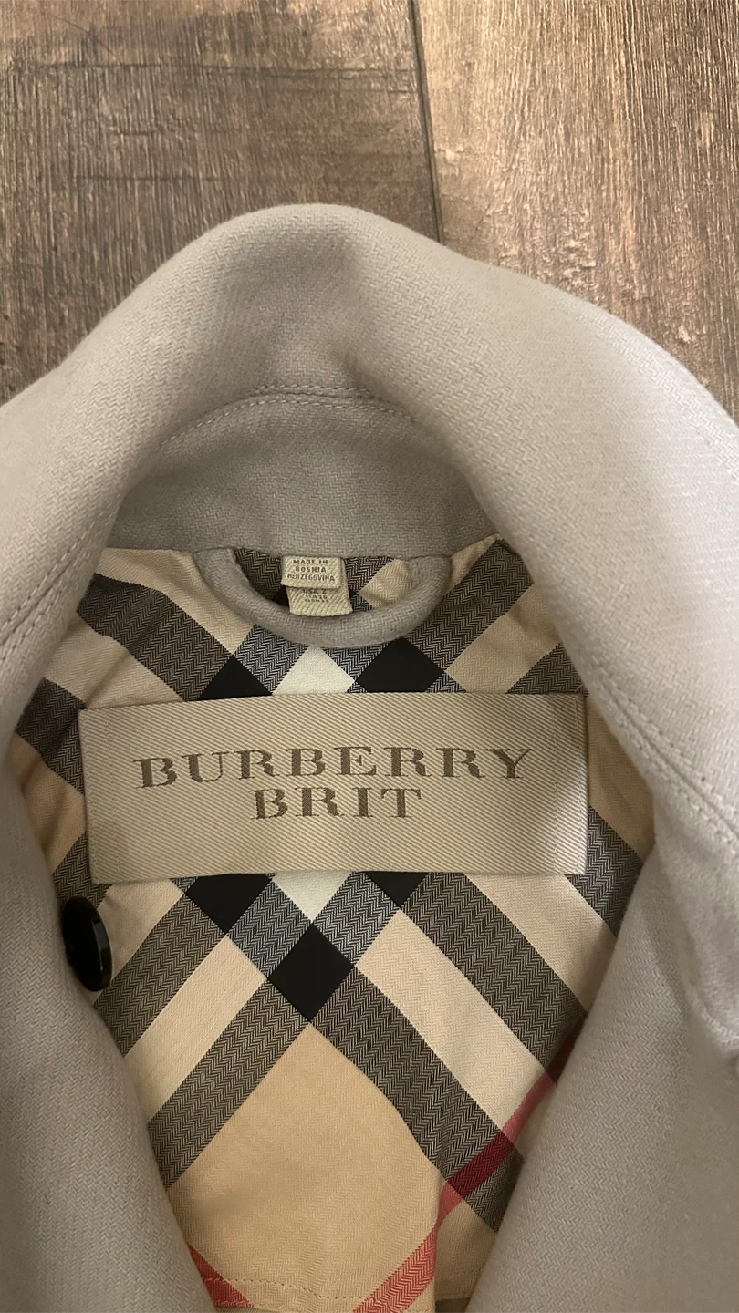 Burberry Brit Double Breasted Wool Blend Coat - photo 3