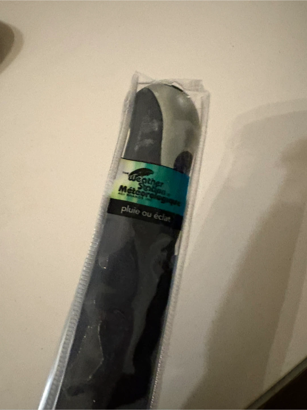 Weather Station Compact Travel Umbrella Black - photo 3
