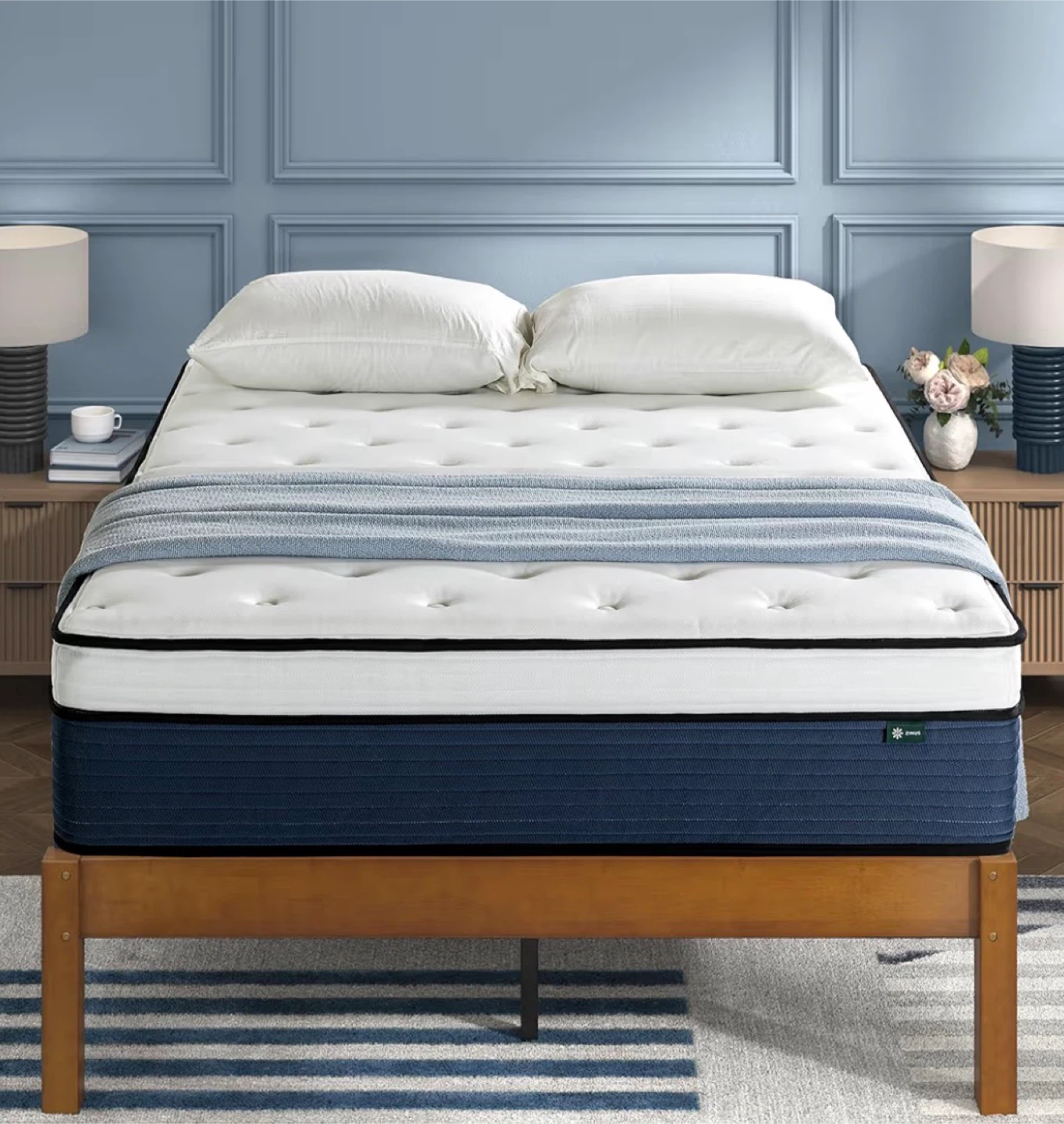 Zinus 14 Inch Queen Hybrid Mattress - photo 2