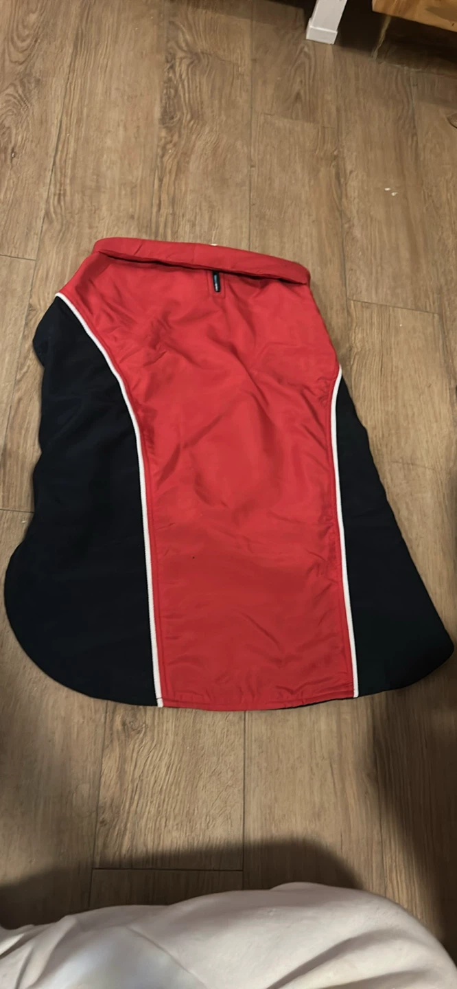 Barks & Wags Dog Coat Navy Red Size L - photo 3