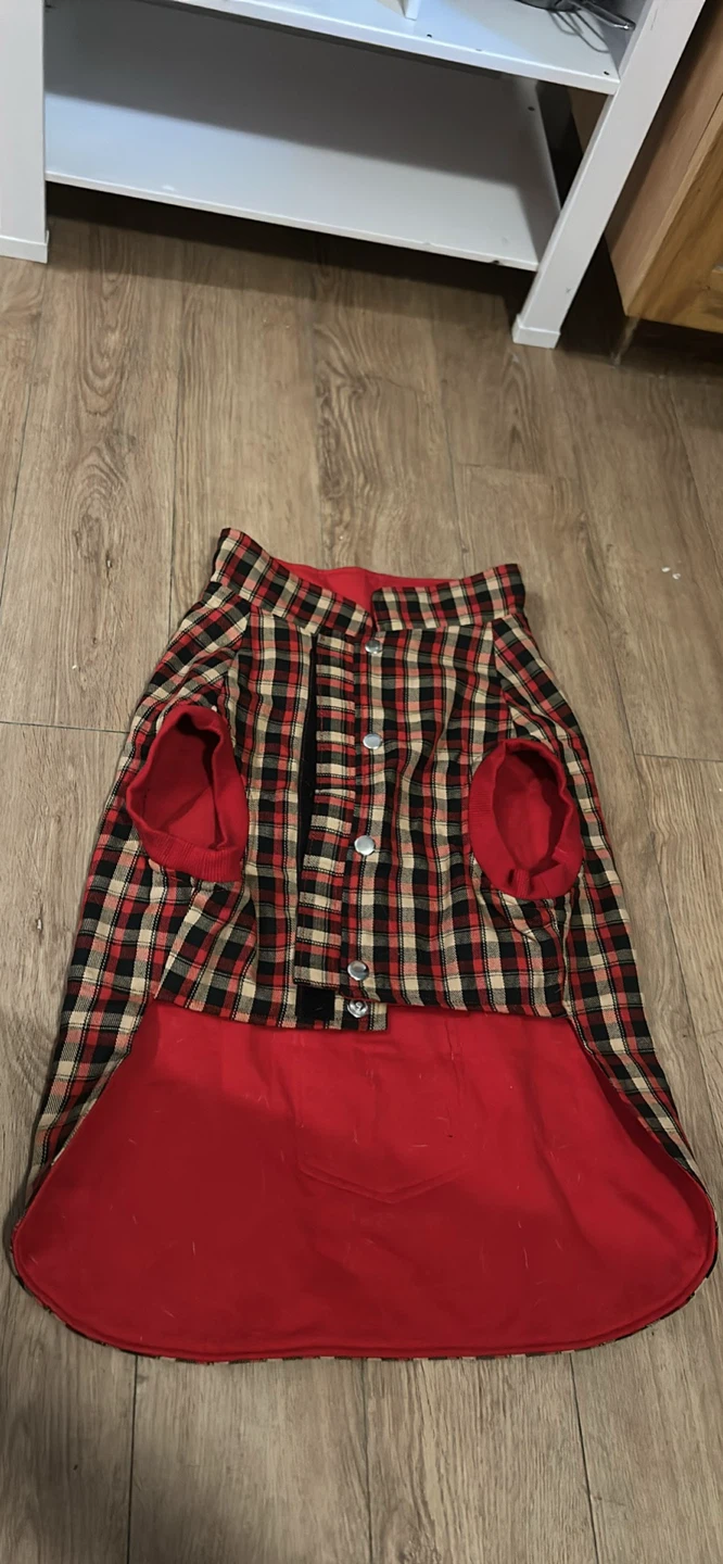Barks & Wags Dog Coat Navy Red Size L - photo 2