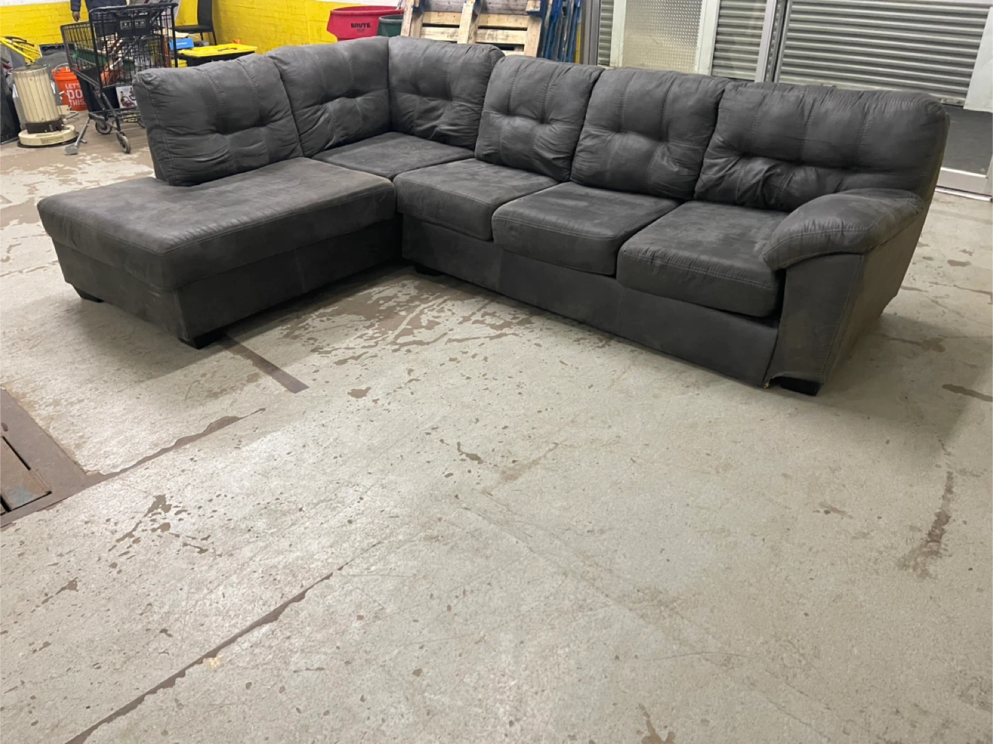 Gray Sectional Sofa