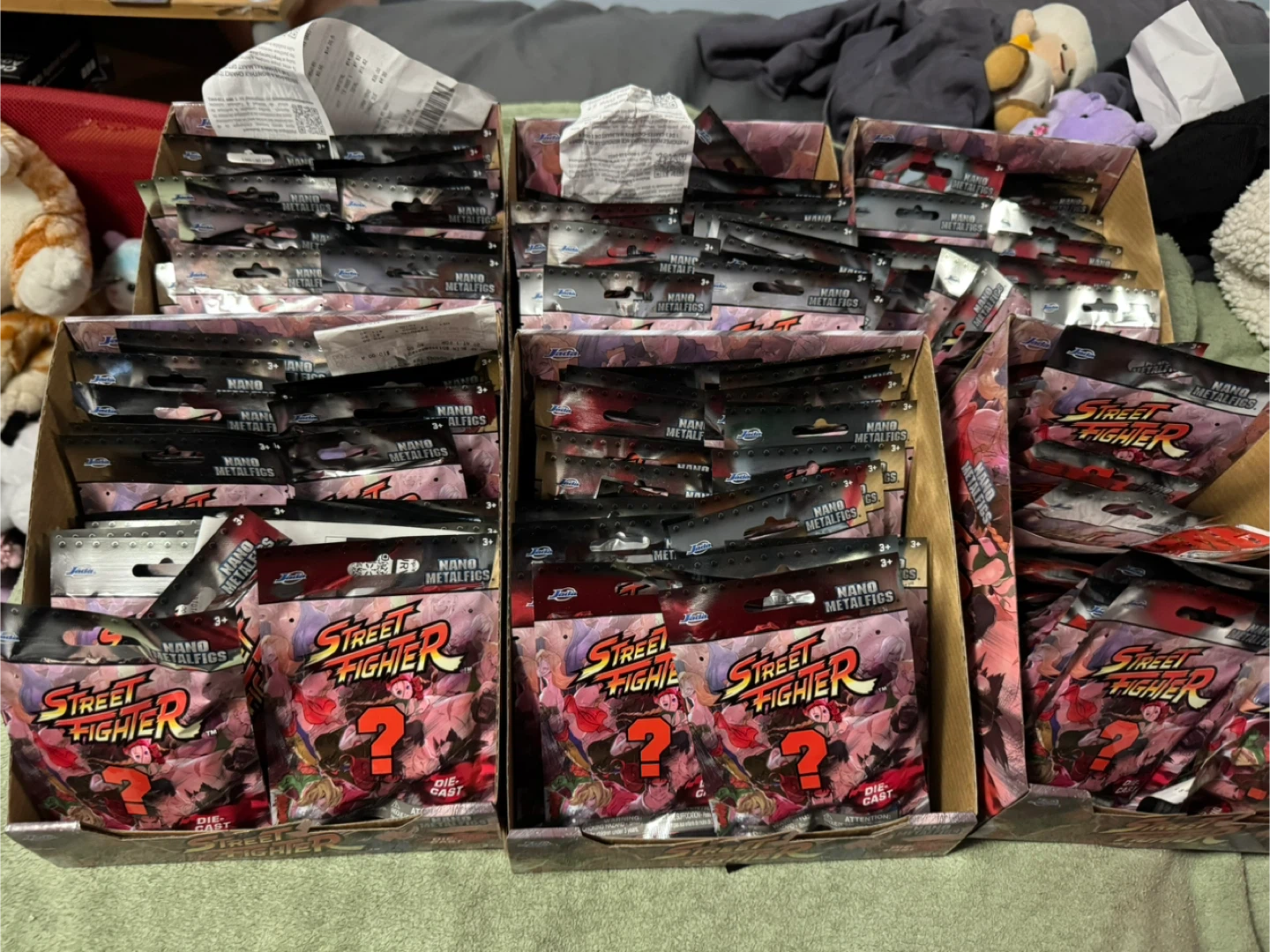 Jada Street Fighter Nano Metalfigs Blind Bags  (Lot of 137)