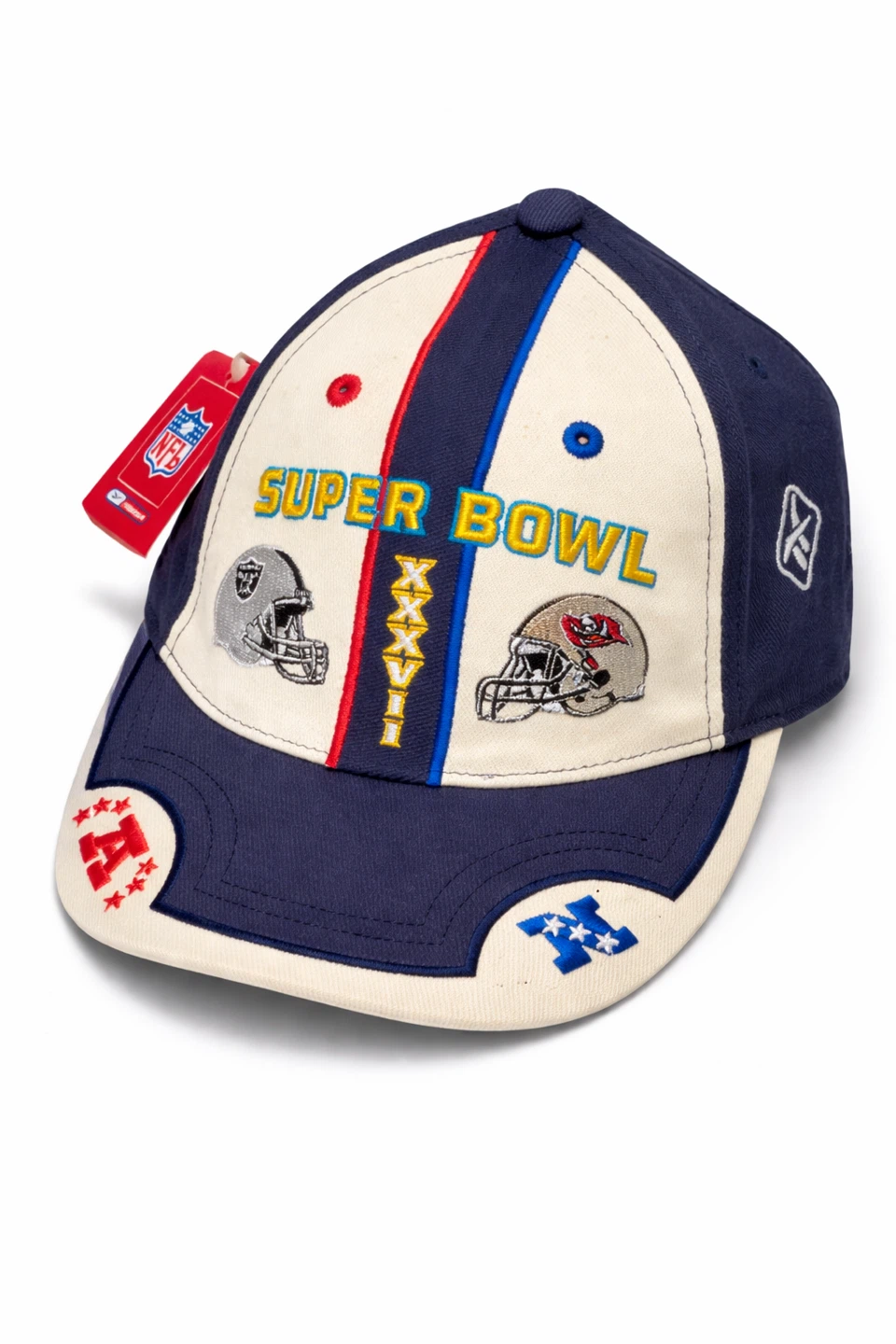 Reebok Super Bowl XXXVII Hat Raiders Buccaneers