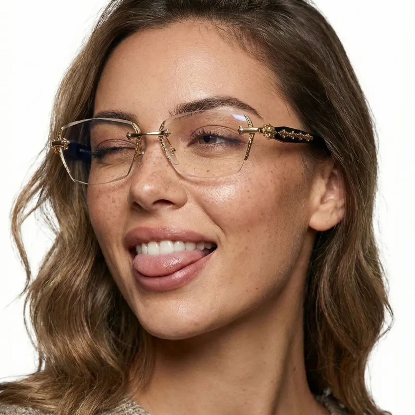 Rimless Fashion Glasses