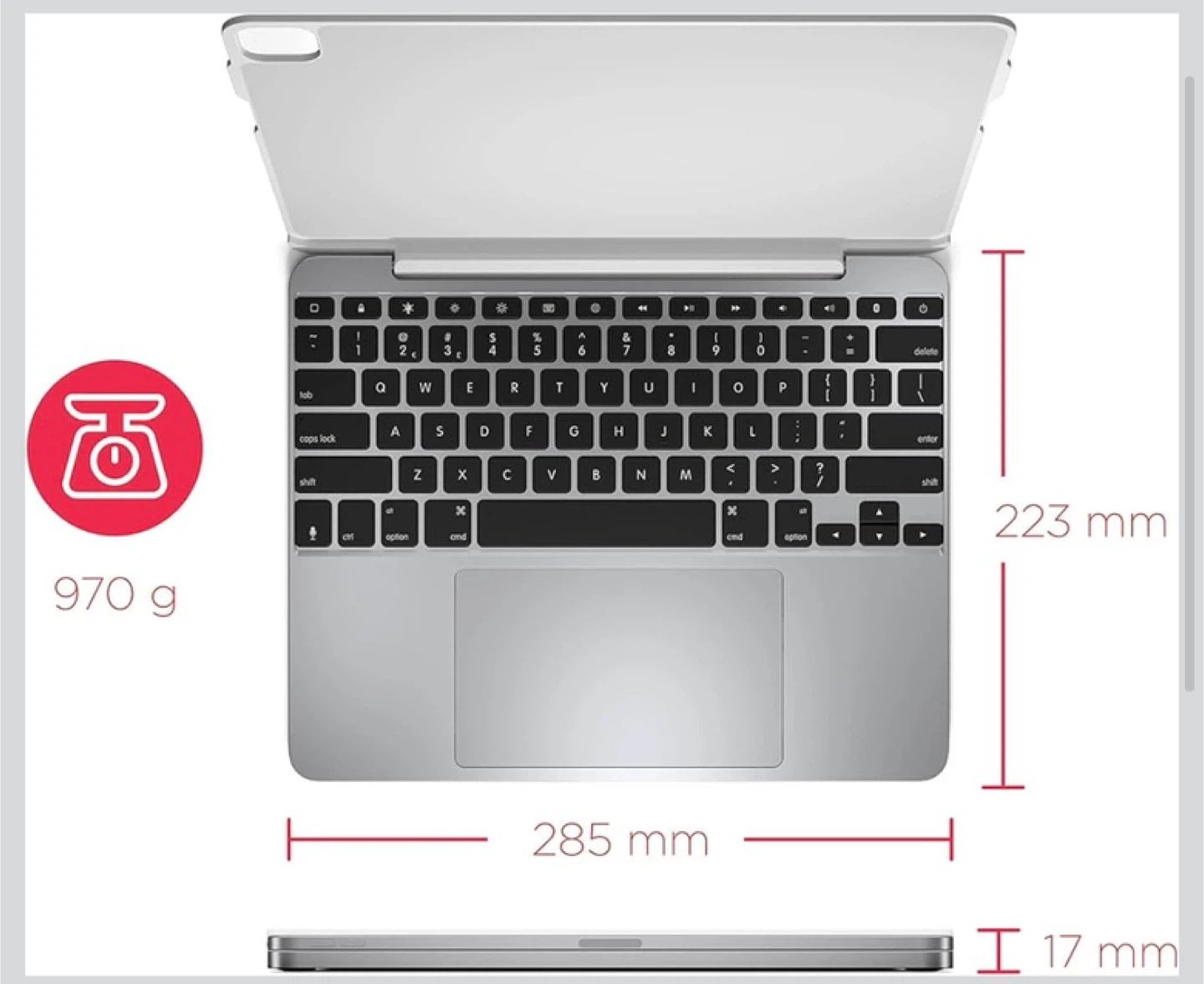 Brydge MAX+ for 12.9" iPad Pro (3rd/4th/5th Gen) - photo 4