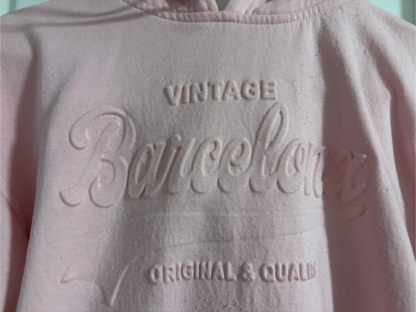 Pink Vintage Barcelona Hoodie - photo 2