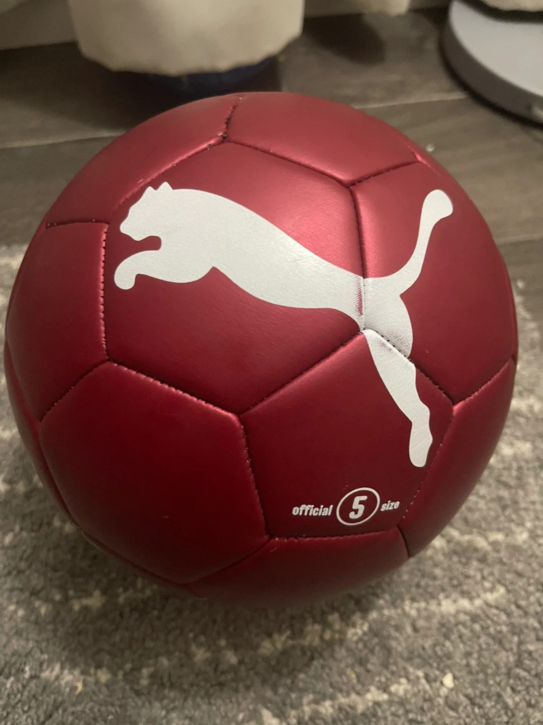 Puma Official Size 5 Soccer Ball - Red - photo 2
