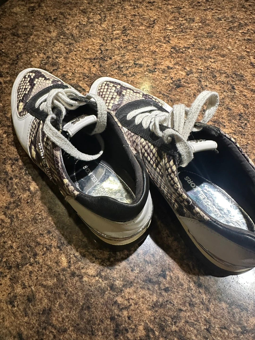 Michael Kors Snake Print Sneakers - photo 3