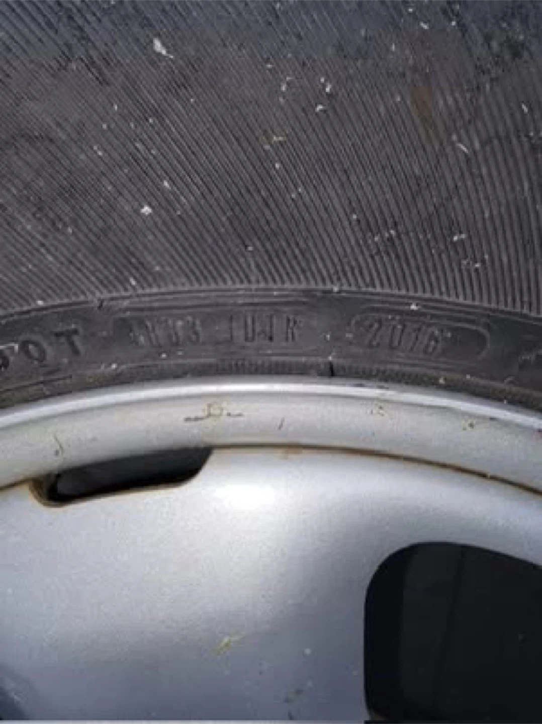 2 All Season Used Goodyear Tires On Steel Rims - 245/70/R17 - photo 4