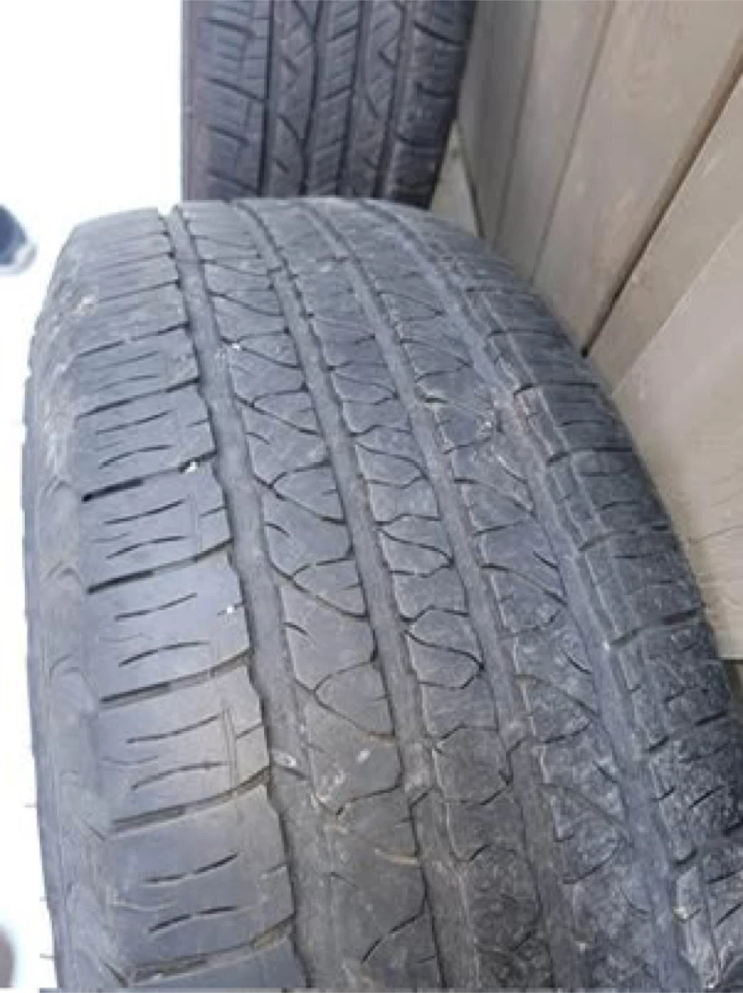 2 All Season Used Goodyear Tires On Steel Rims - 245/70/R17 - photo 2