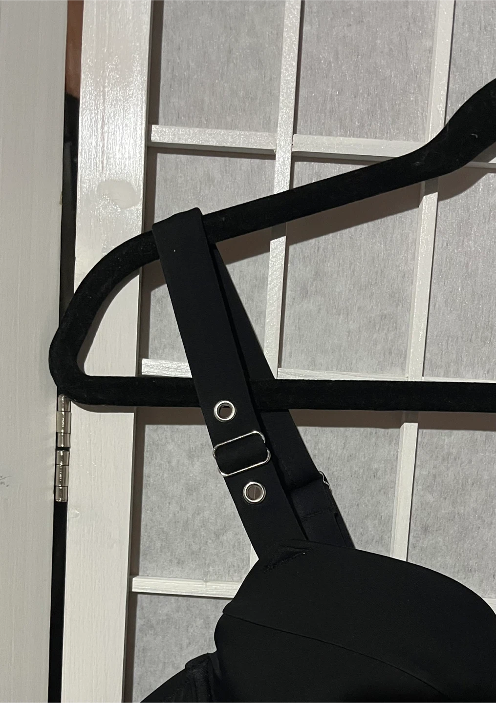 Black Cutout One-Piece Swimsuit with Belt - photo 3