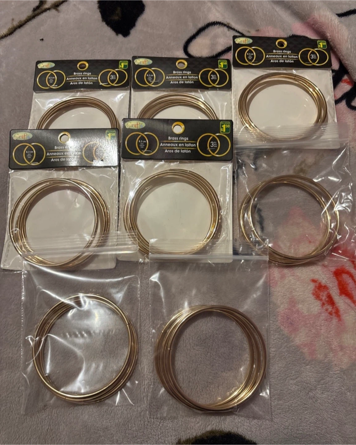Brand new Crafts Brass Rings