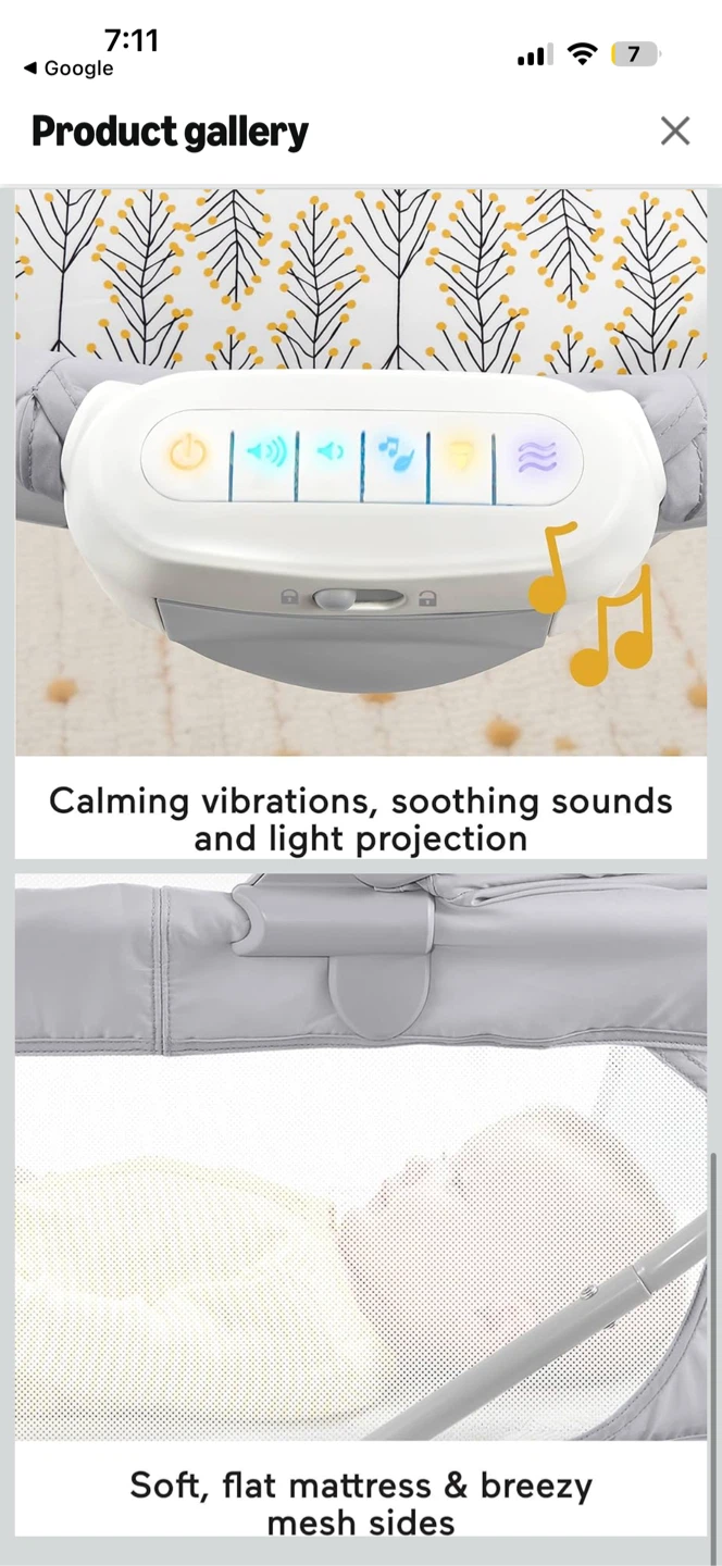 Fisher-Price Portable Bassinet with Projection