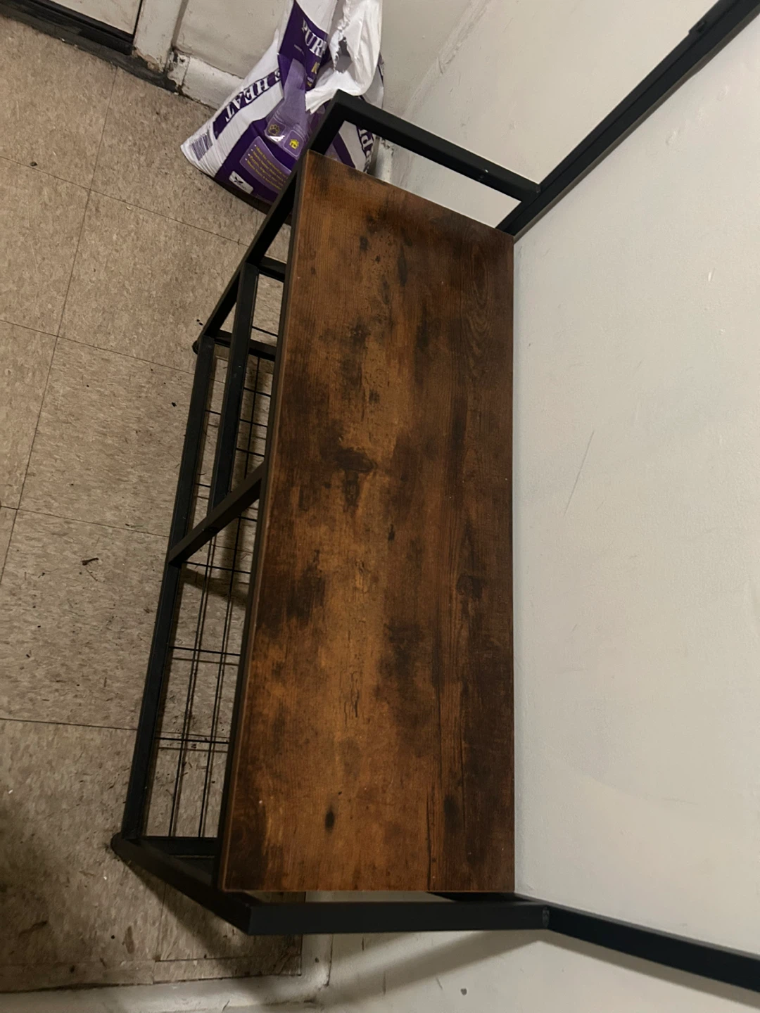 Hall Tree with Bench and Coat Hooks - photo 5