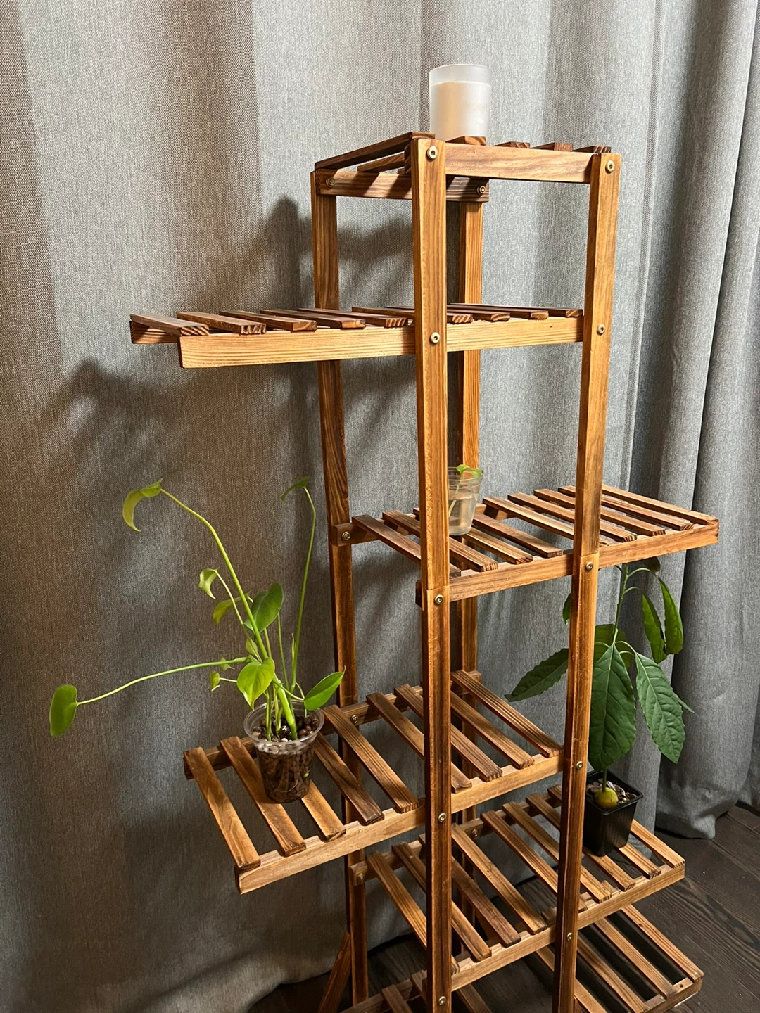 Wooden Plant Stand - 5 Tier - photo 2