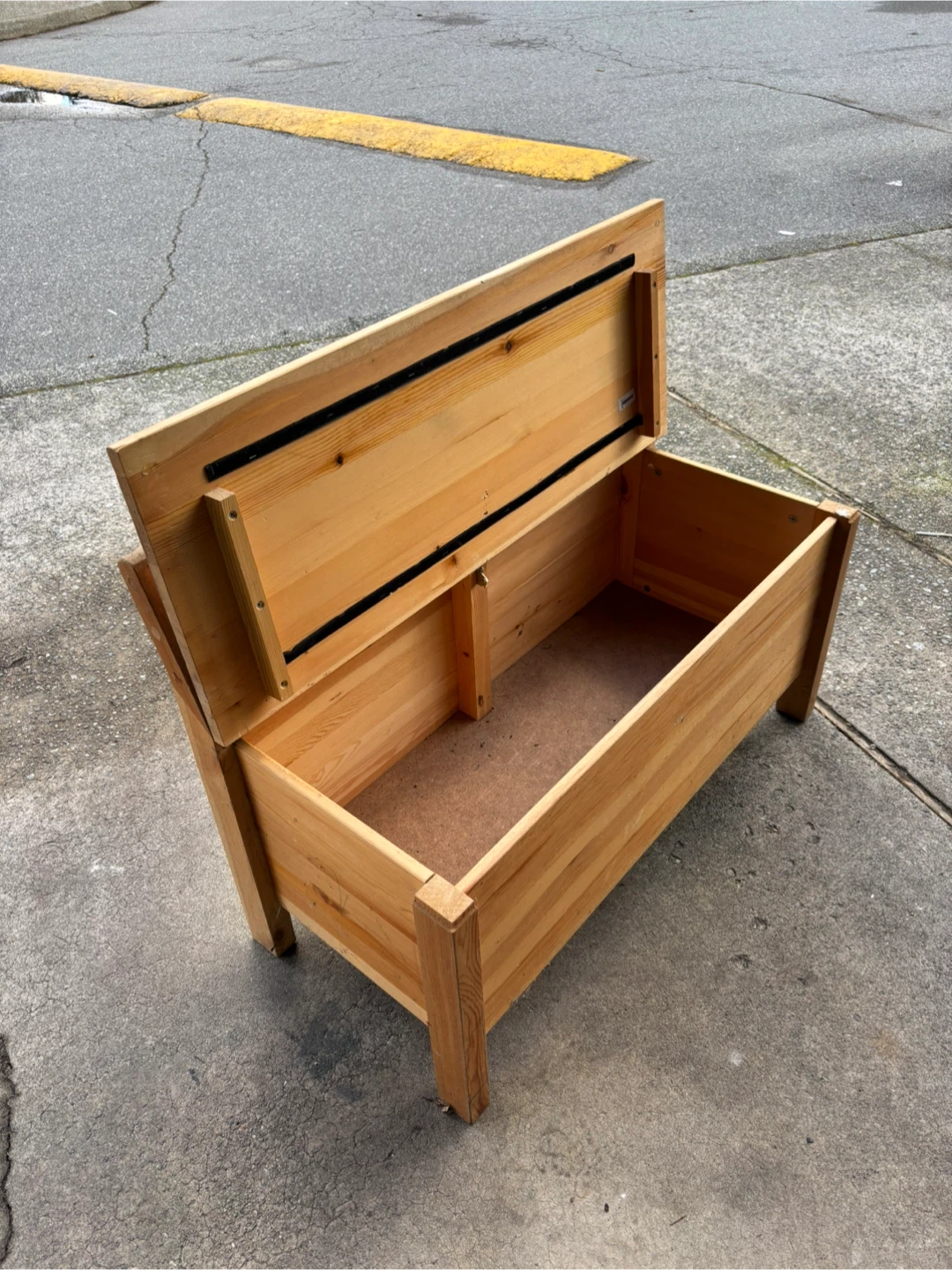 Old IKEA Wooden Storage Bench - photo 2