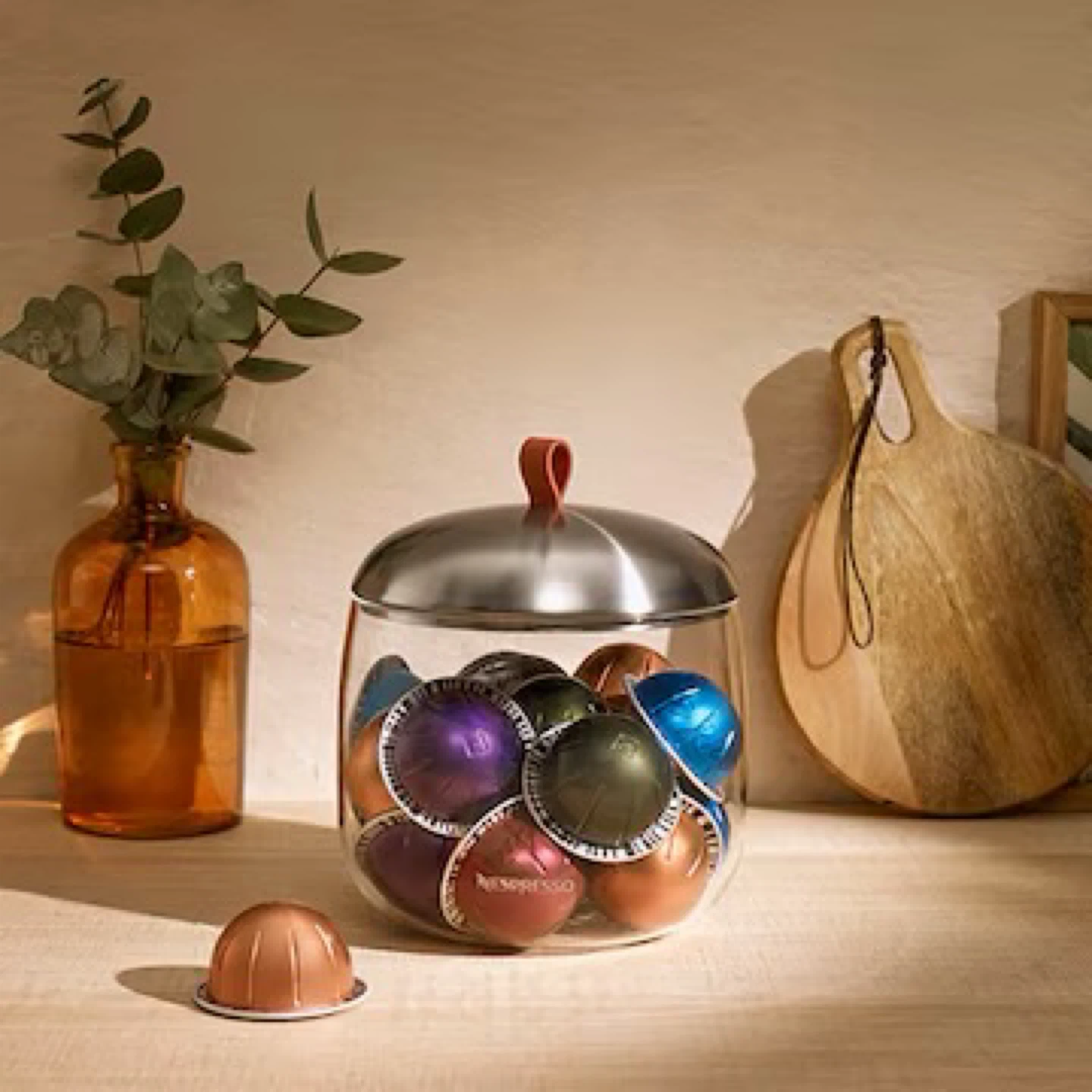 Coffee set Nespresso Capsule Holder, milk frother coaster - photo 3