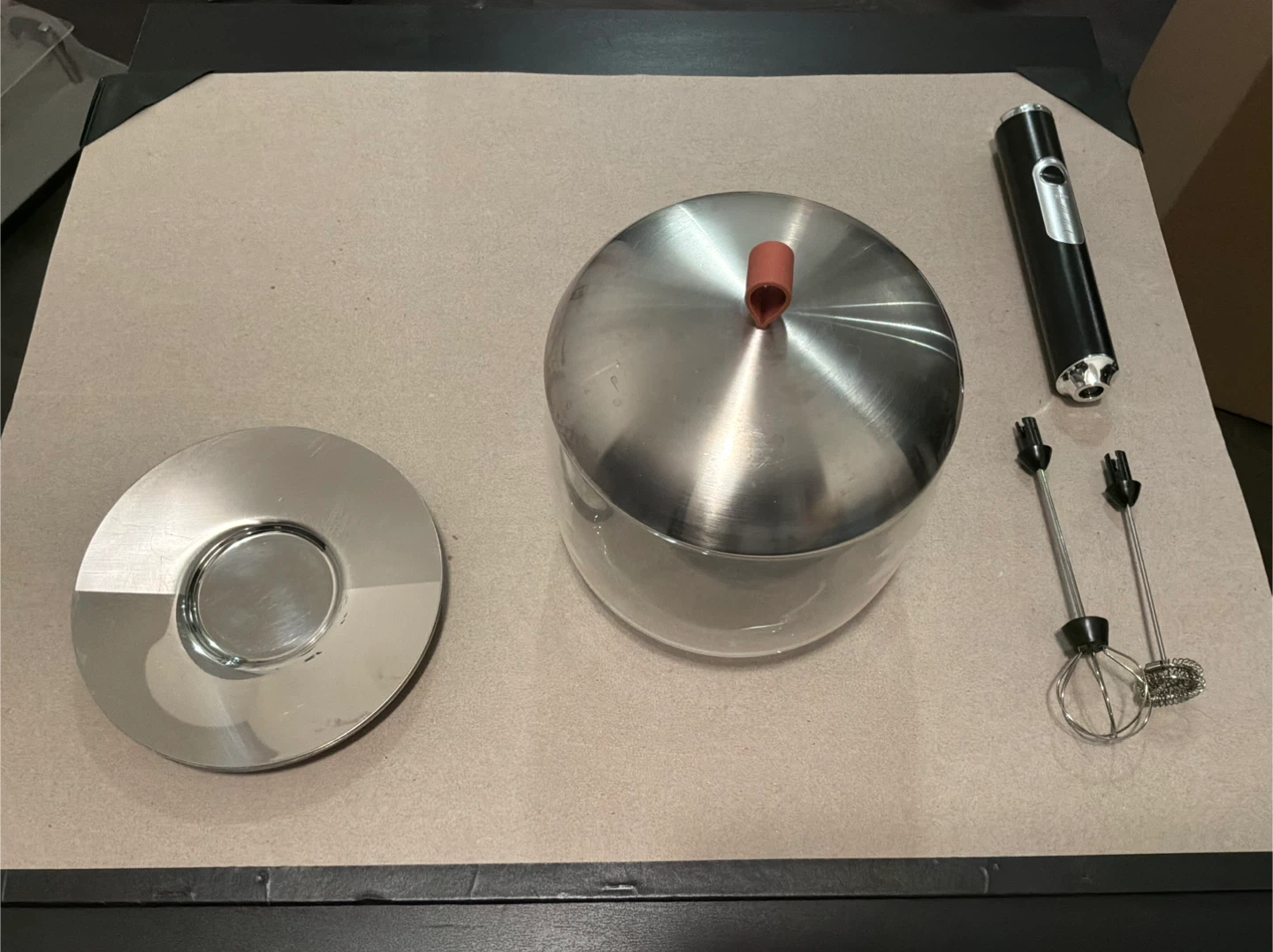 Coffee set Nespresso Capsule Holder, milk frother coaster