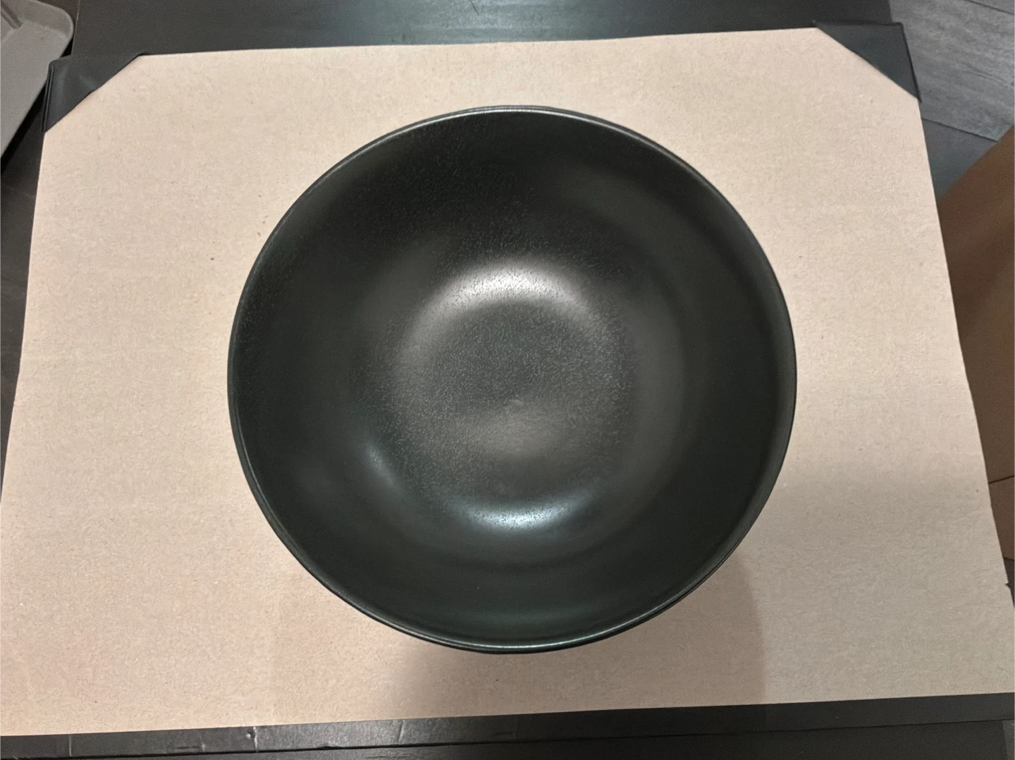 Black Pedestal Salad / Serving Bowl - photo 2
