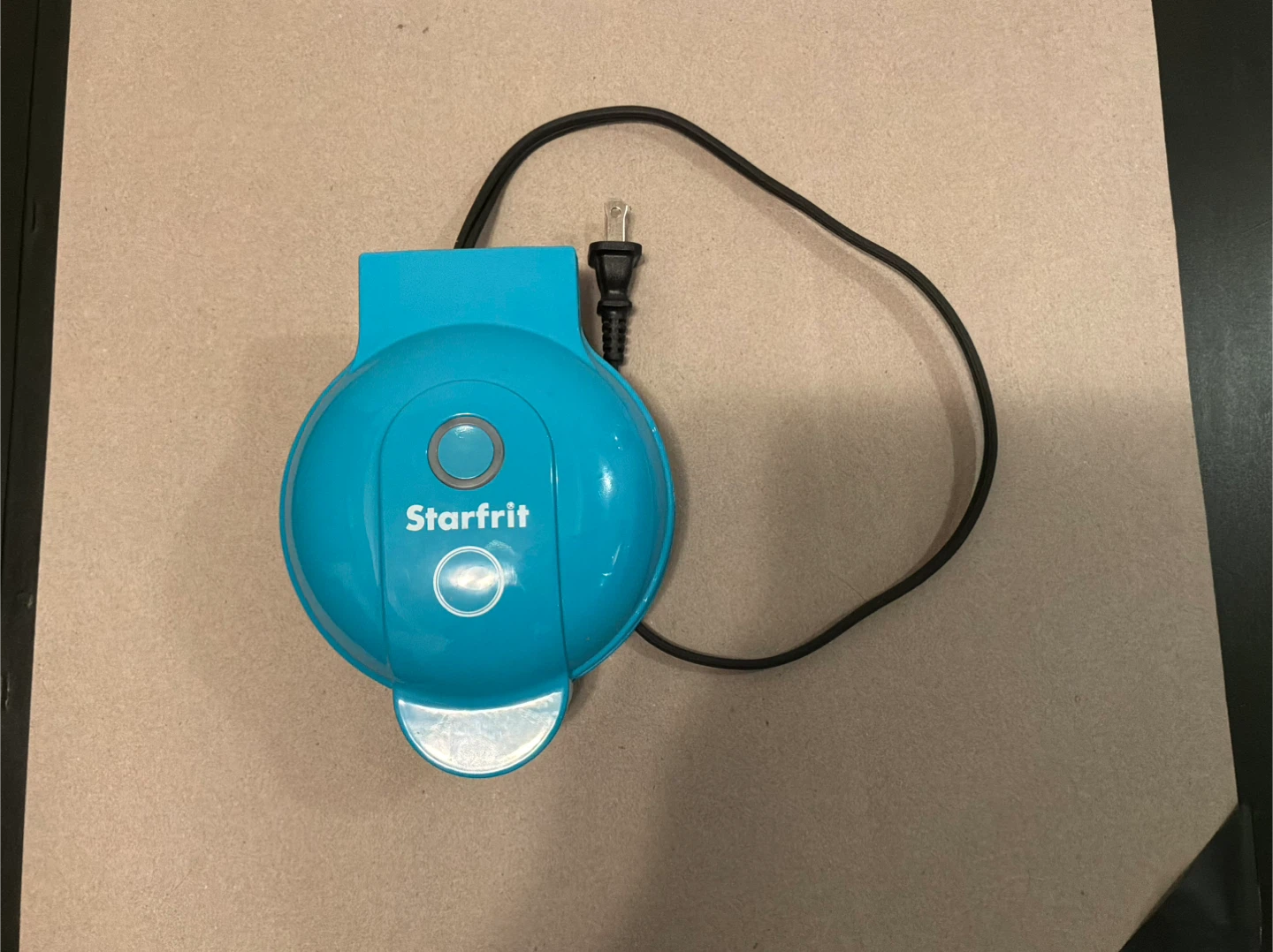 Starfrit Electric Mini Waffle Maker - Blue