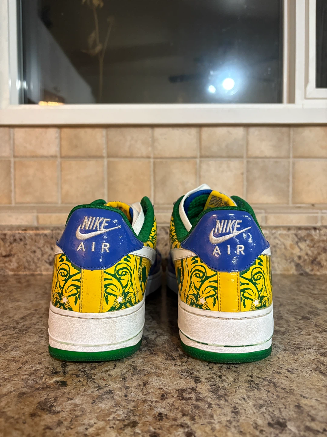 Nike Air Force 1 Low "Brazil" Soccer Shoes - photo 2