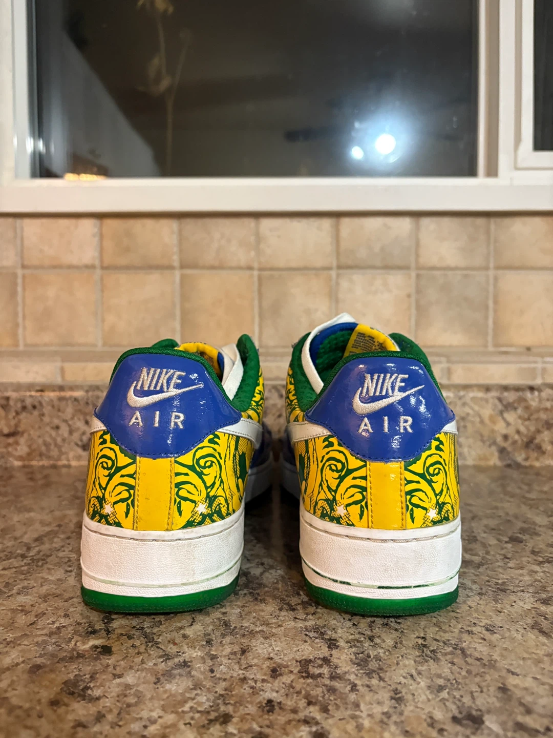 Nike Air Force 1 Low "Brazil" Soccer Shoes - photo 3