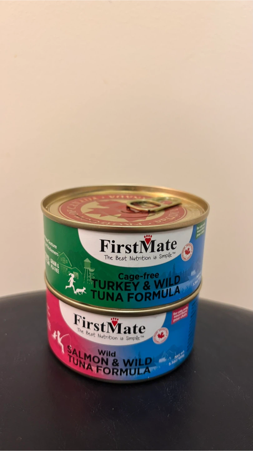 Canned Cat Food 🐈 FirstMate - 2 x 5.5oz cans 🥕