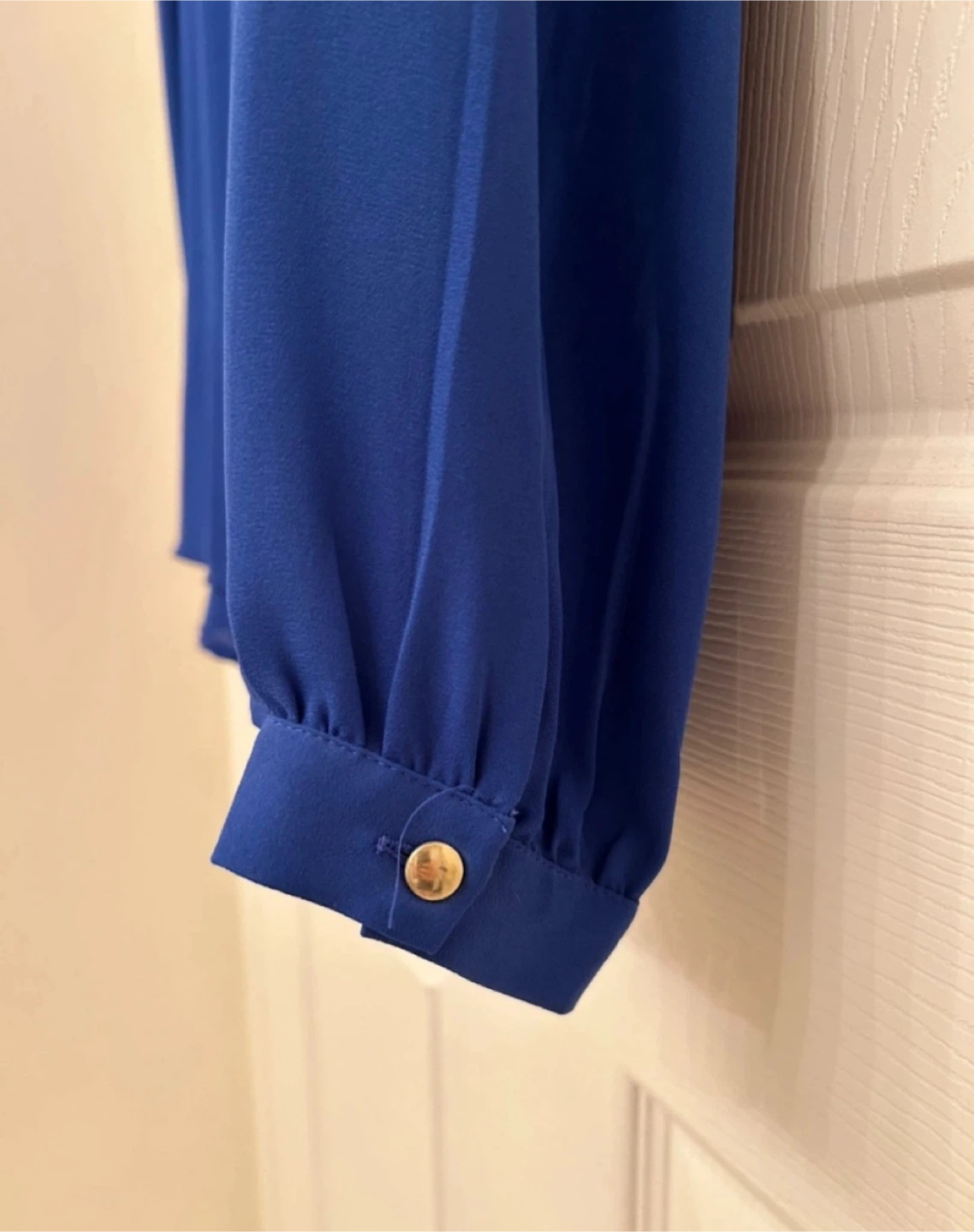 Banana Republic Royal Blue V-Neck Blouse - photo 5