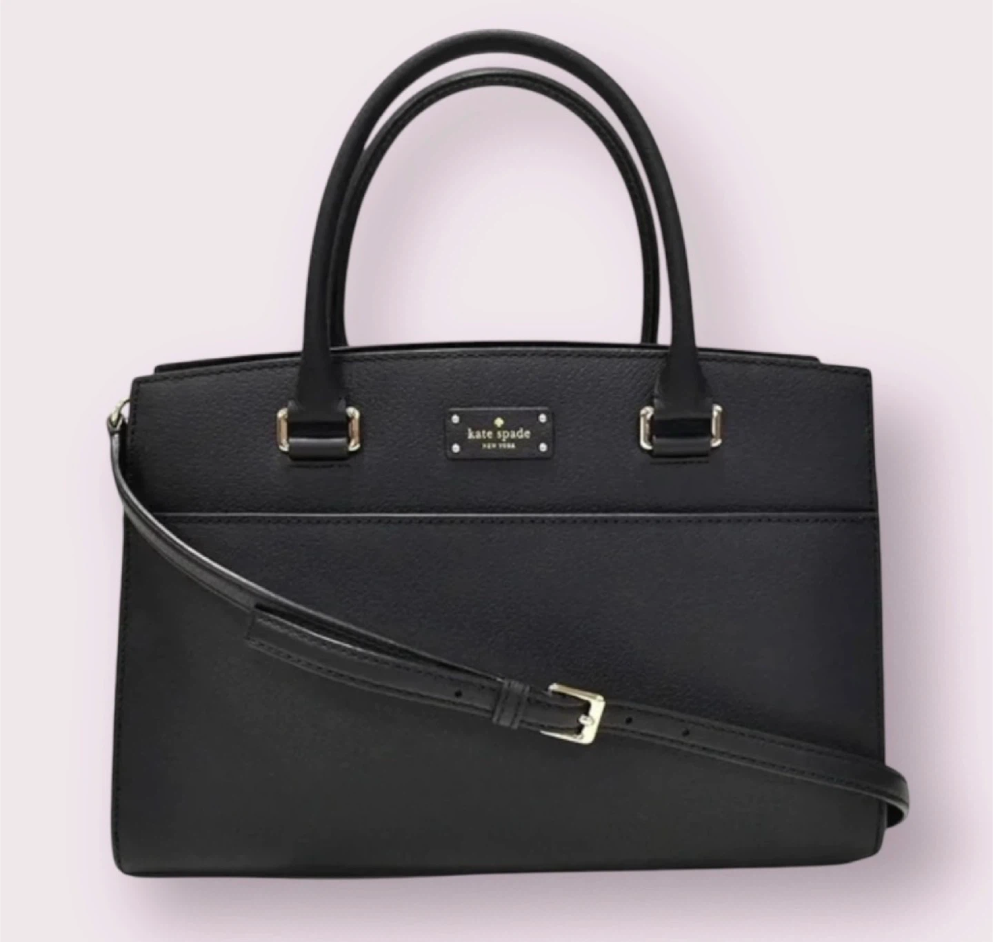 Kate Spade Black Leather Handbag - NEW!